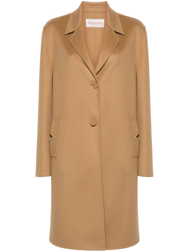 VLogo felted coat 1