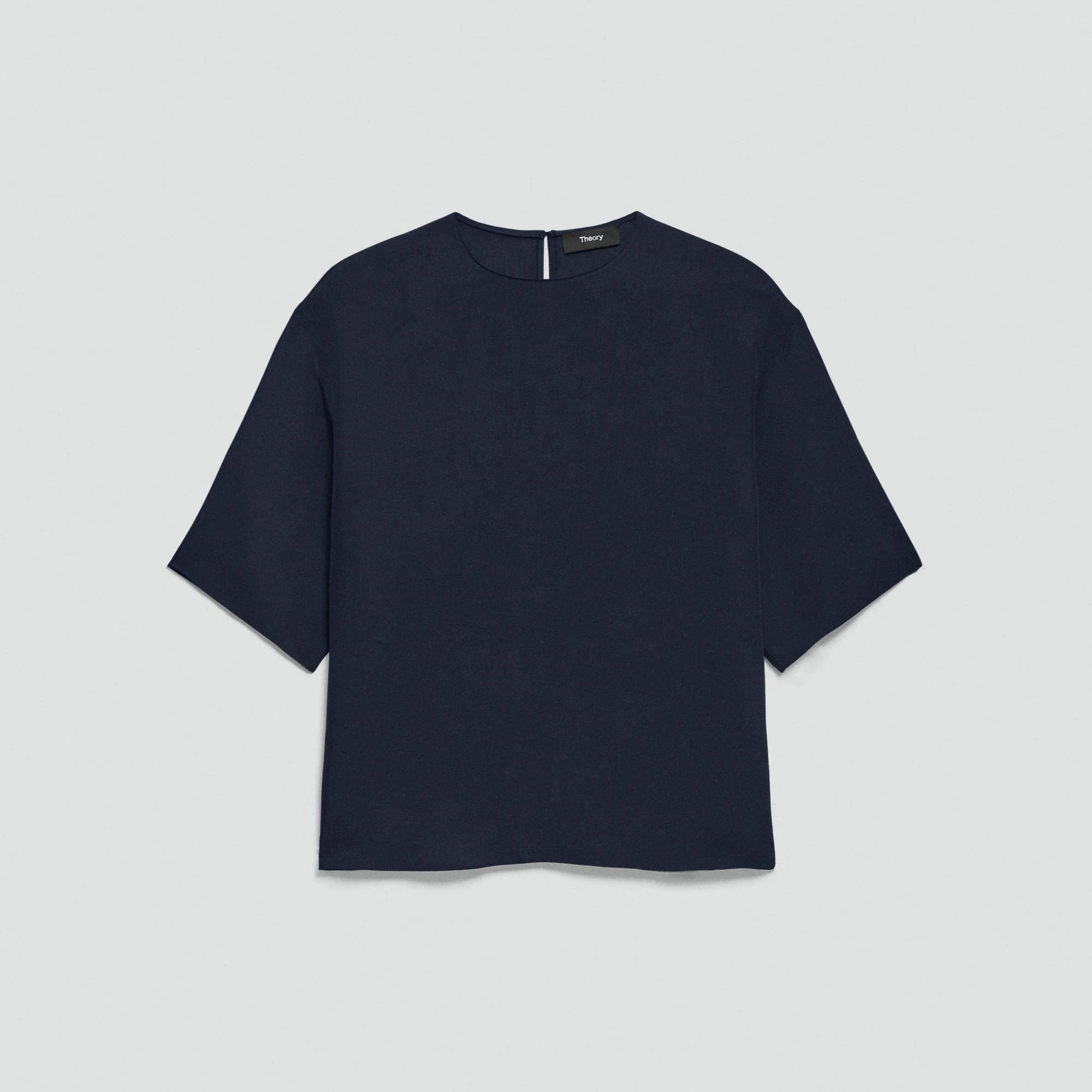Boxy Tee in Washed Twill - 1