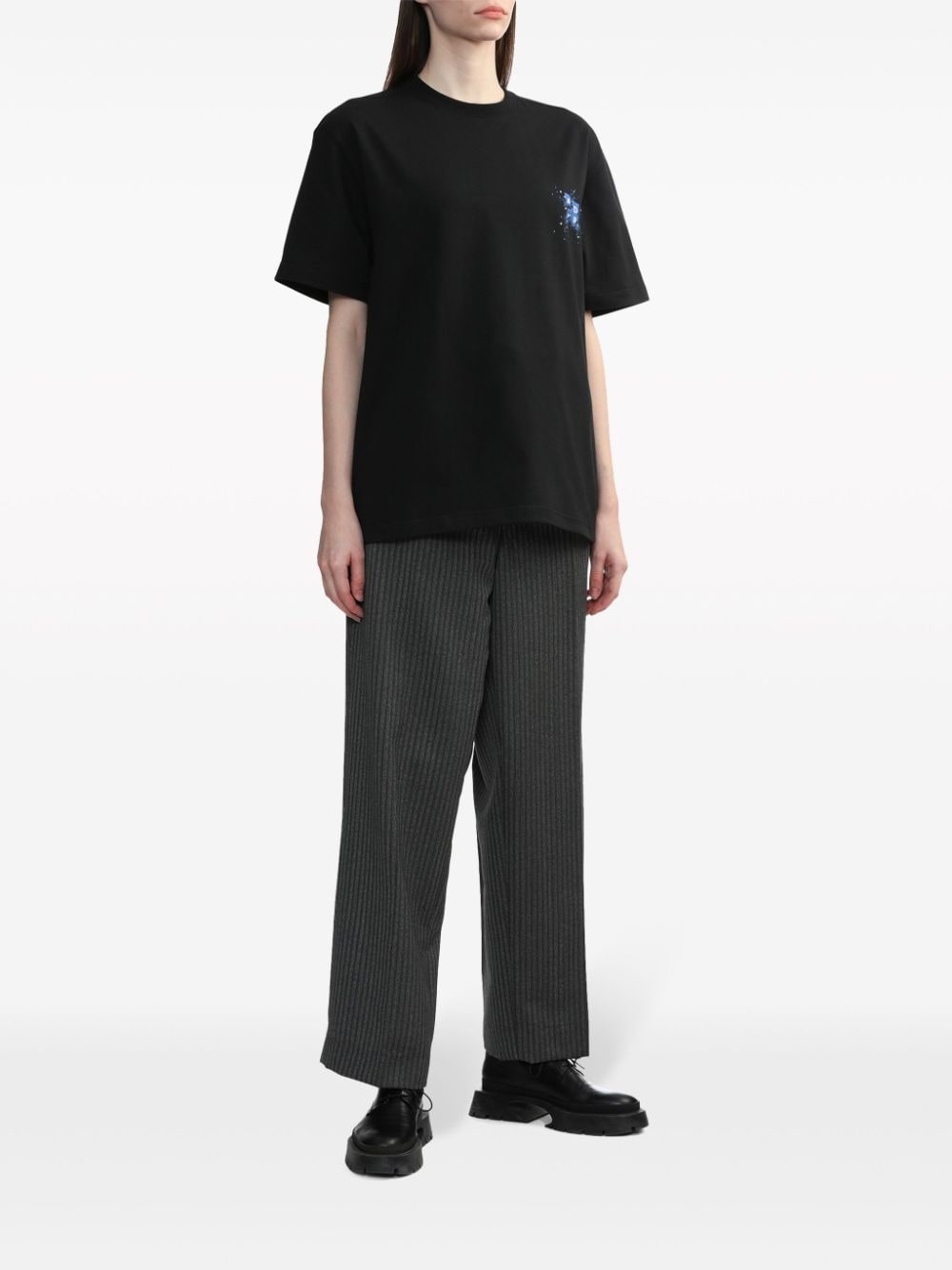 ADER error Gemma crystal-embellished T-shirt | REVERSIBLE