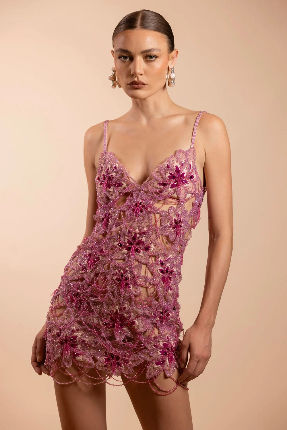 AMELIA EMBROIDERY MINI DRESS (RUNWAY) - 1
