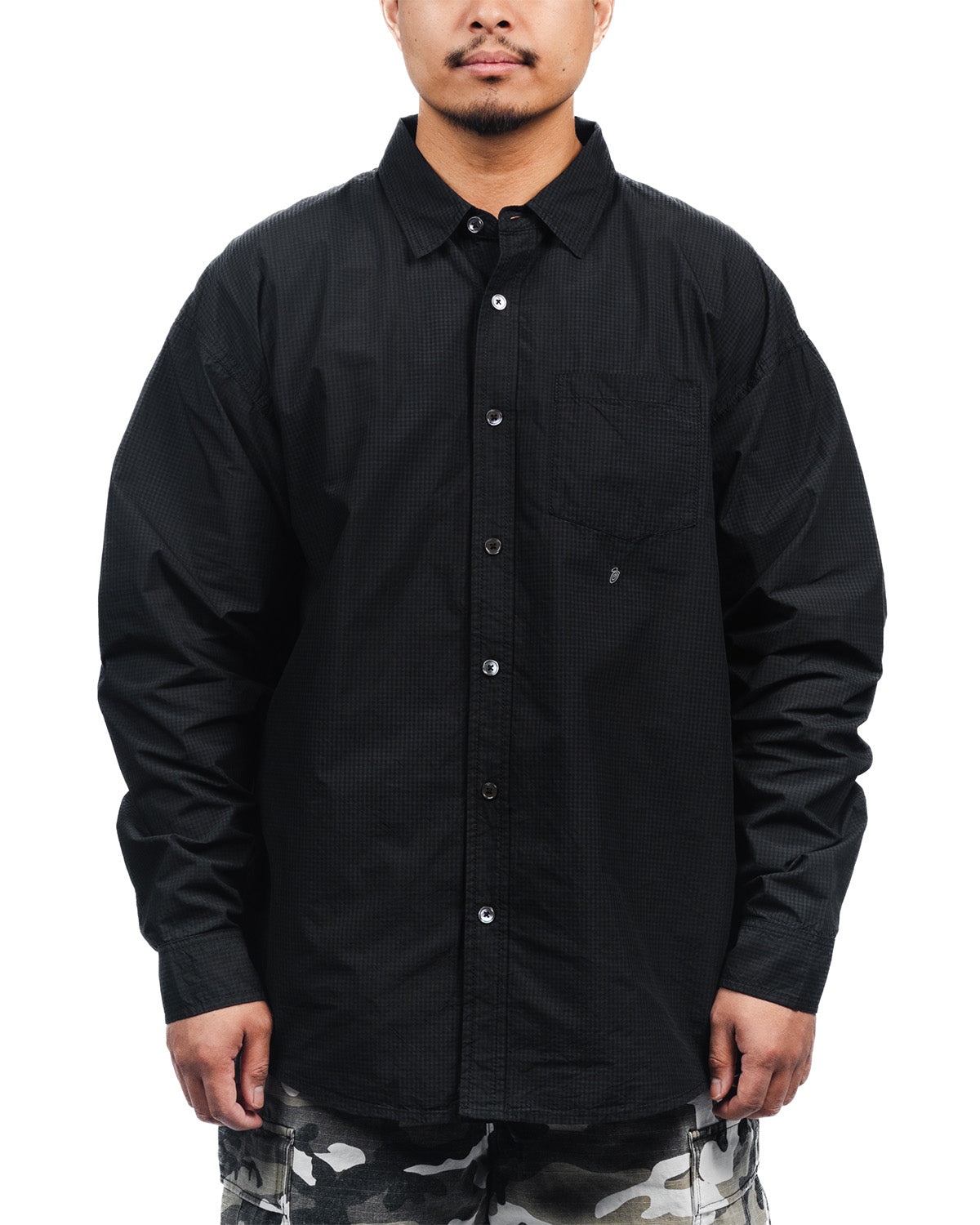 トップス STUSSY CLASSIC LS SHIRT SPRAYED Stüssy Classic LS Shirt Sprayed Tan – Très Bien