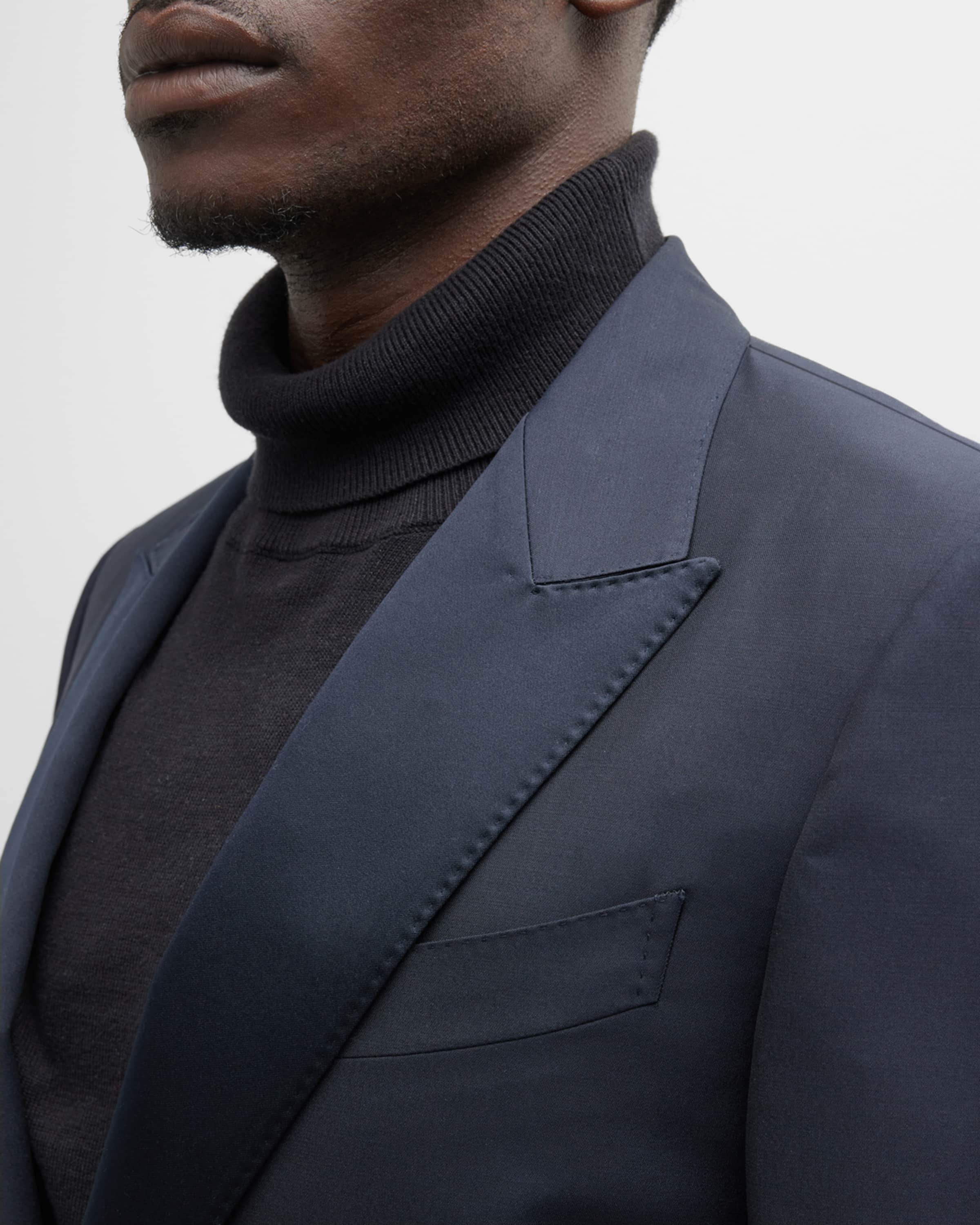 Men's Sartorial Wool and Silk Tuxedo - 2