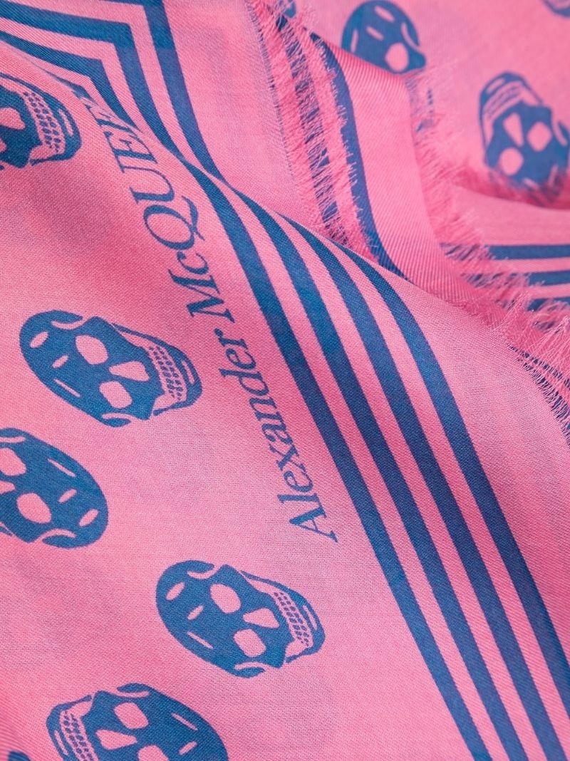 all-over skull-print scarf - 3