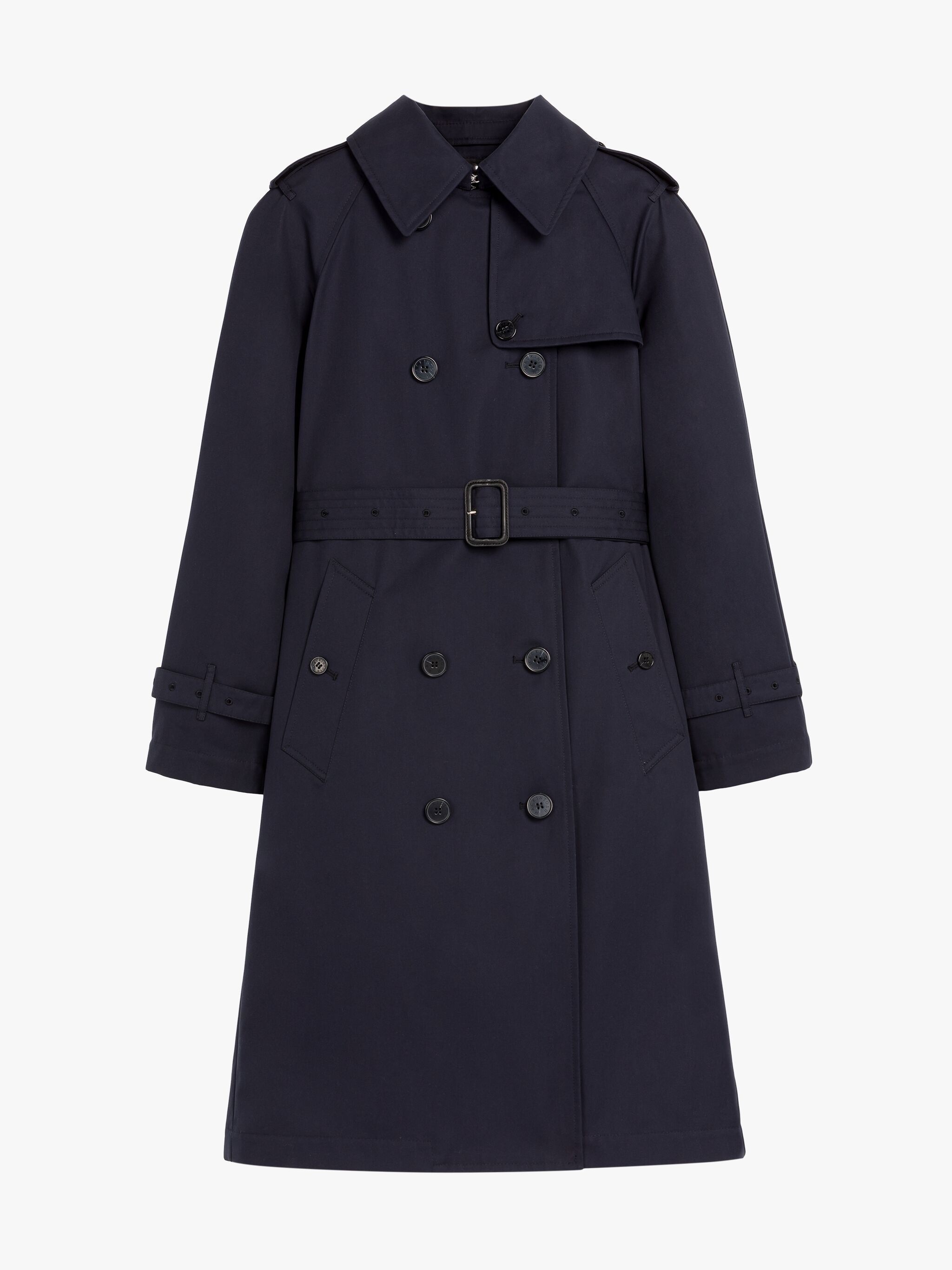 MUIRKIRK NAVY COTTON TRENCH COAT | LM-1011 - 1