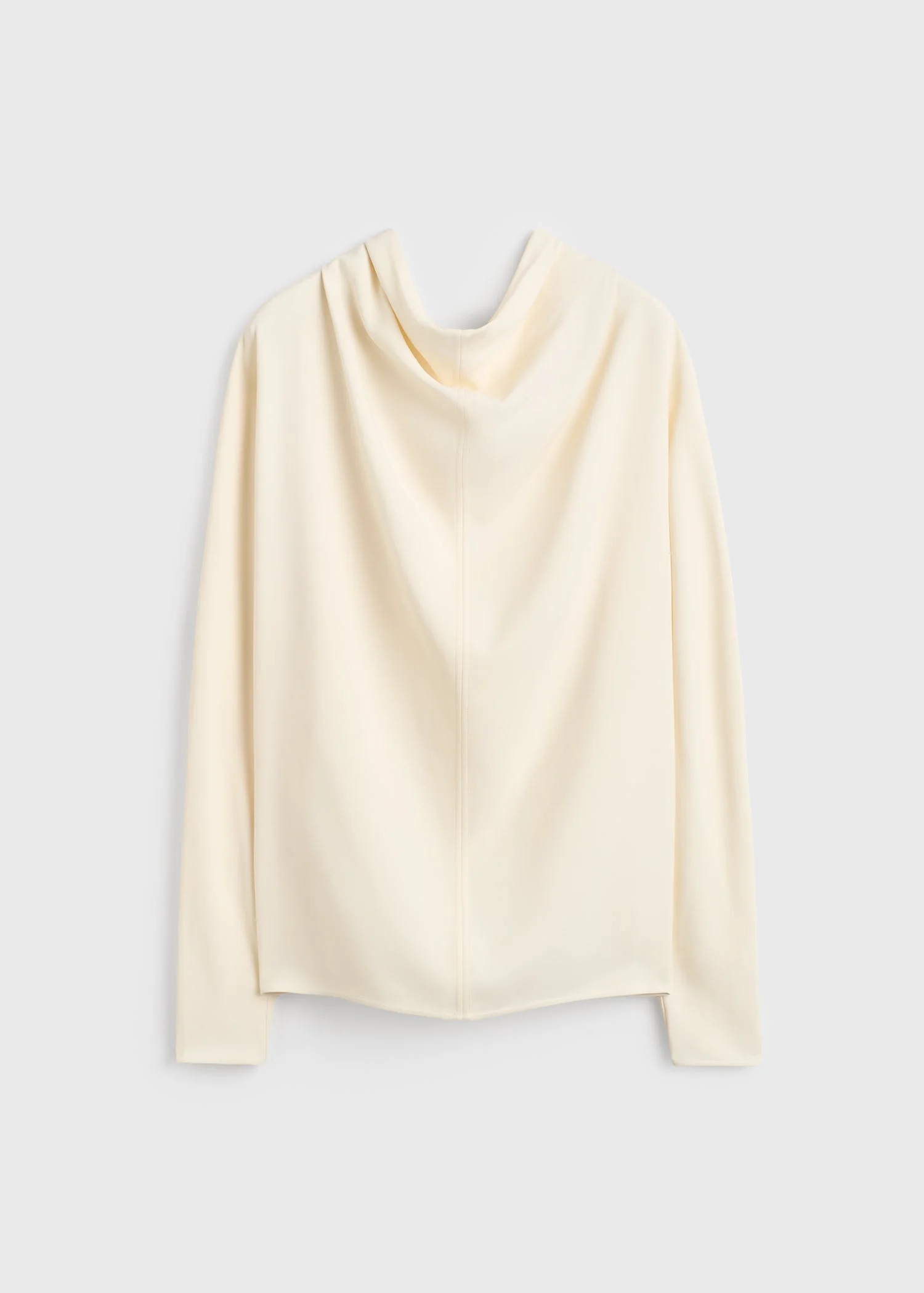 Cowl neck blouse ecru - 1