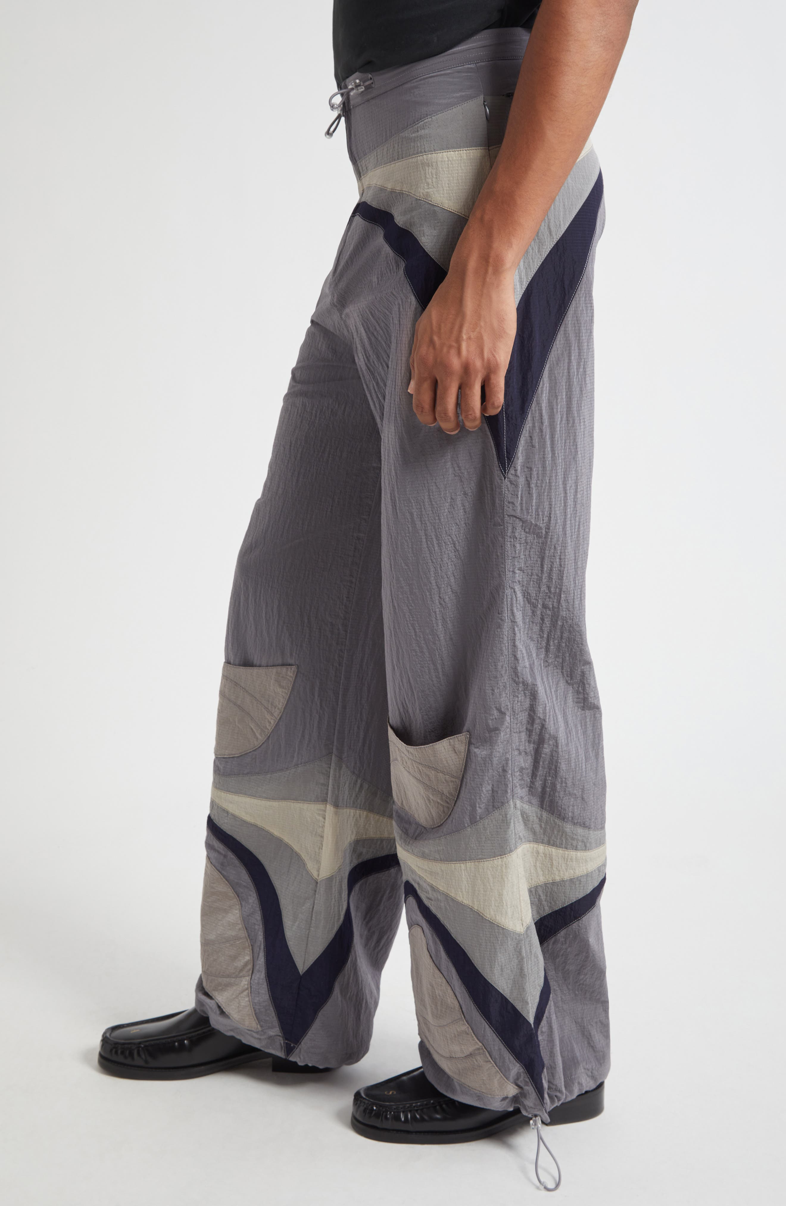 ERL Gender Inclusive Nylon Rave Pants in Grey at Nordstrom - 5