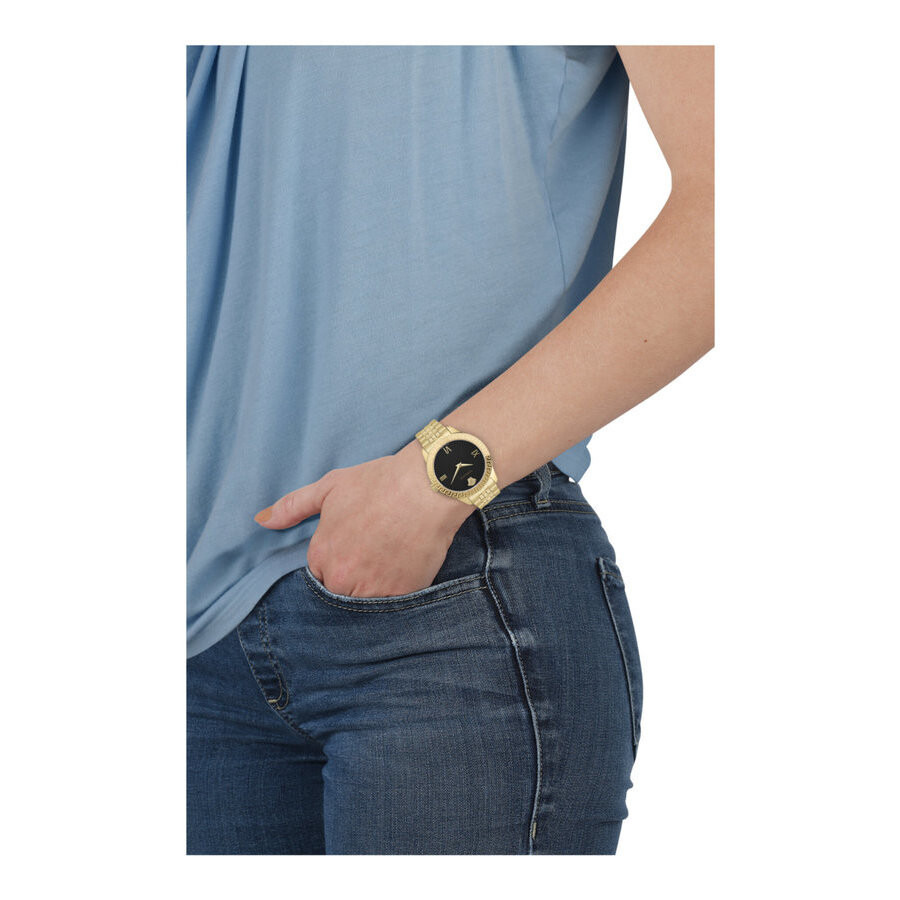 Versace Greca Signature Black Dial Ladies Watch VEVC01121 - 4