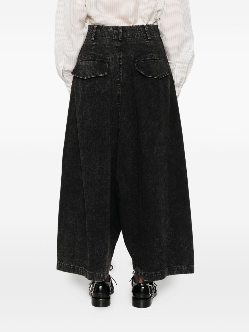 wide-leg jeans - 4