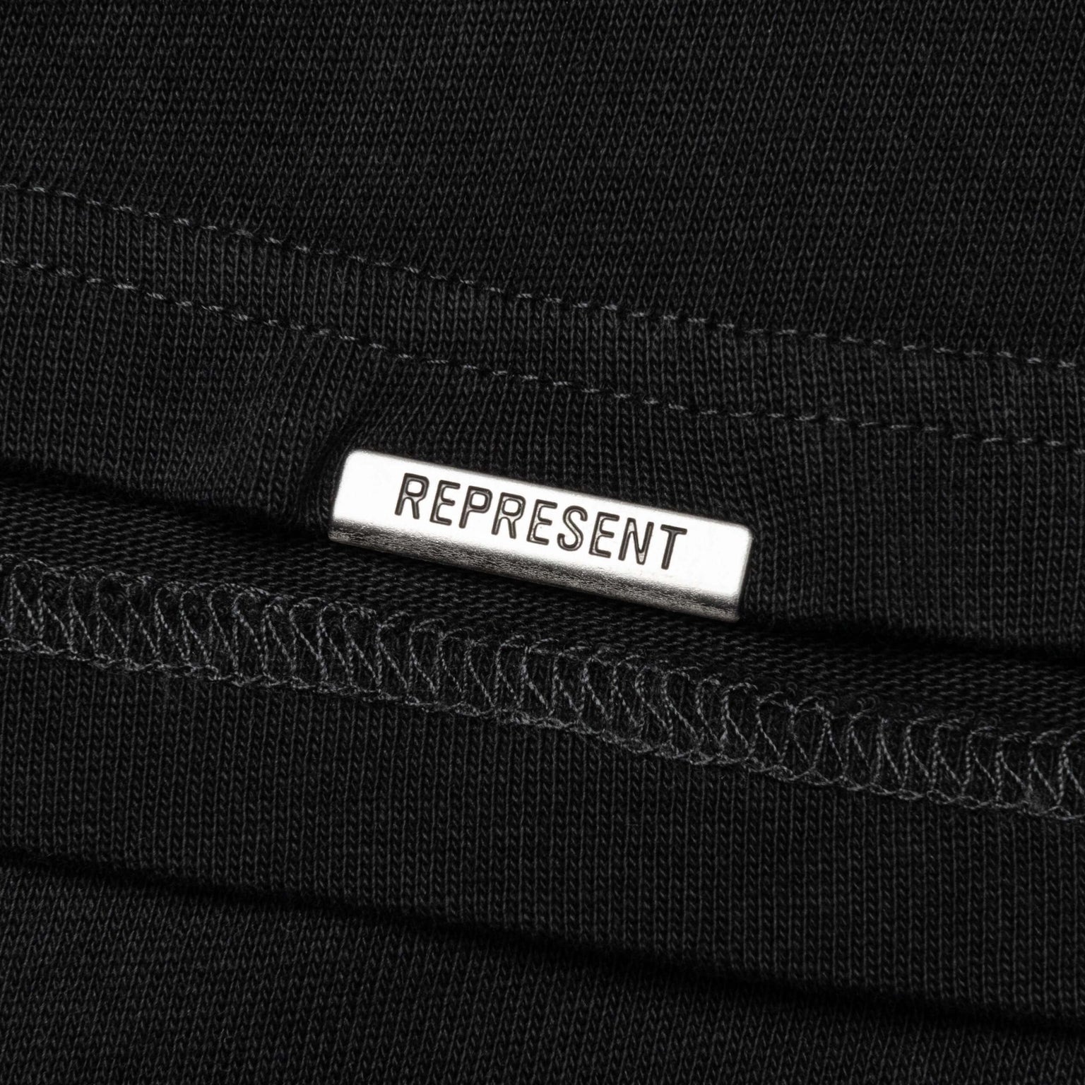 FEATURE X REPRESENT HEAD 2 HEAD T-SHIRT - STAINED BLACK - 5