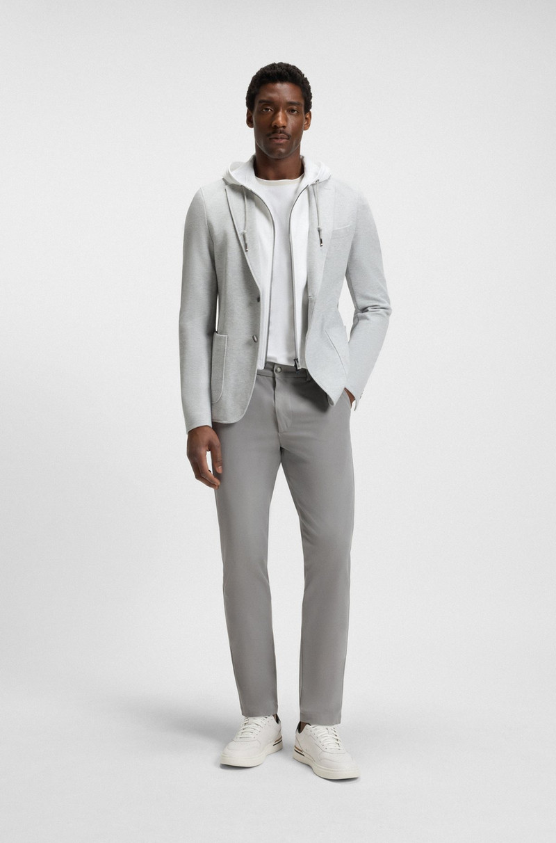 BOSS SLIM-FIT PANTS IN A STRETCH-COTTON outlook