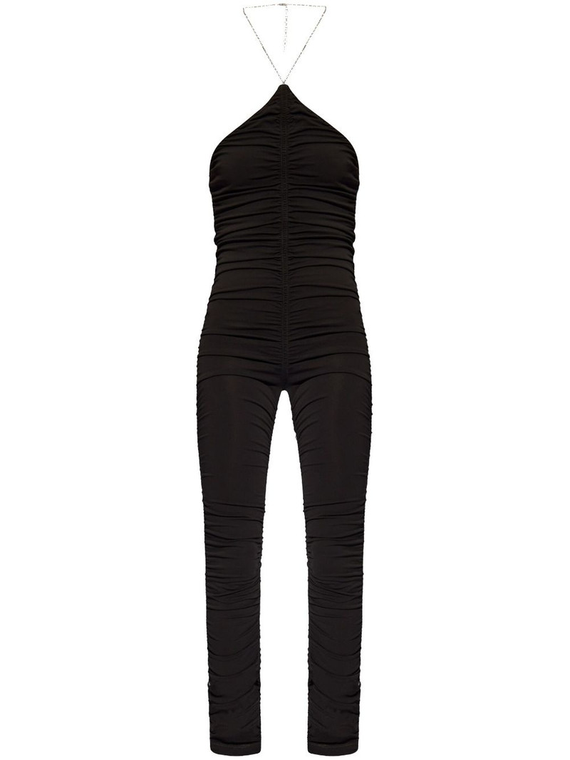 chain-link halterneck jumpsuit 1