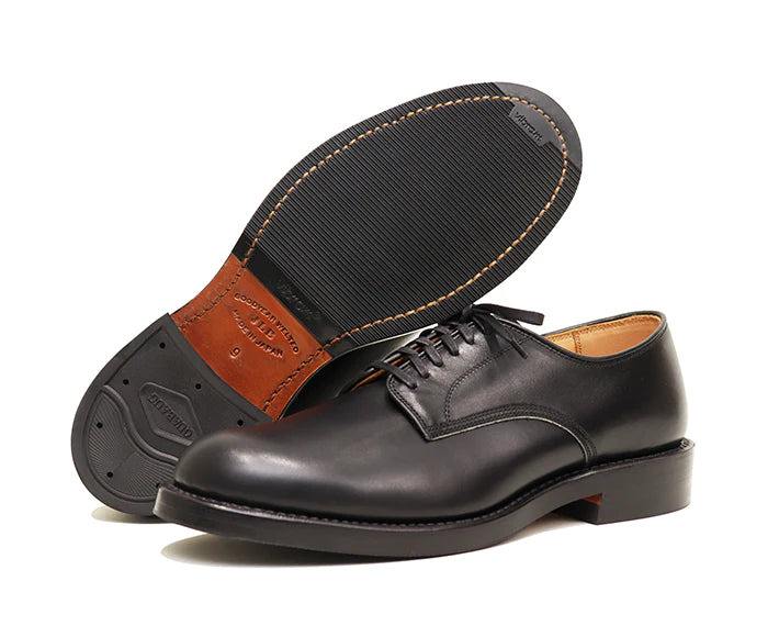 LK-029 USN Low Quarter Shoes French Calf Black - 2
