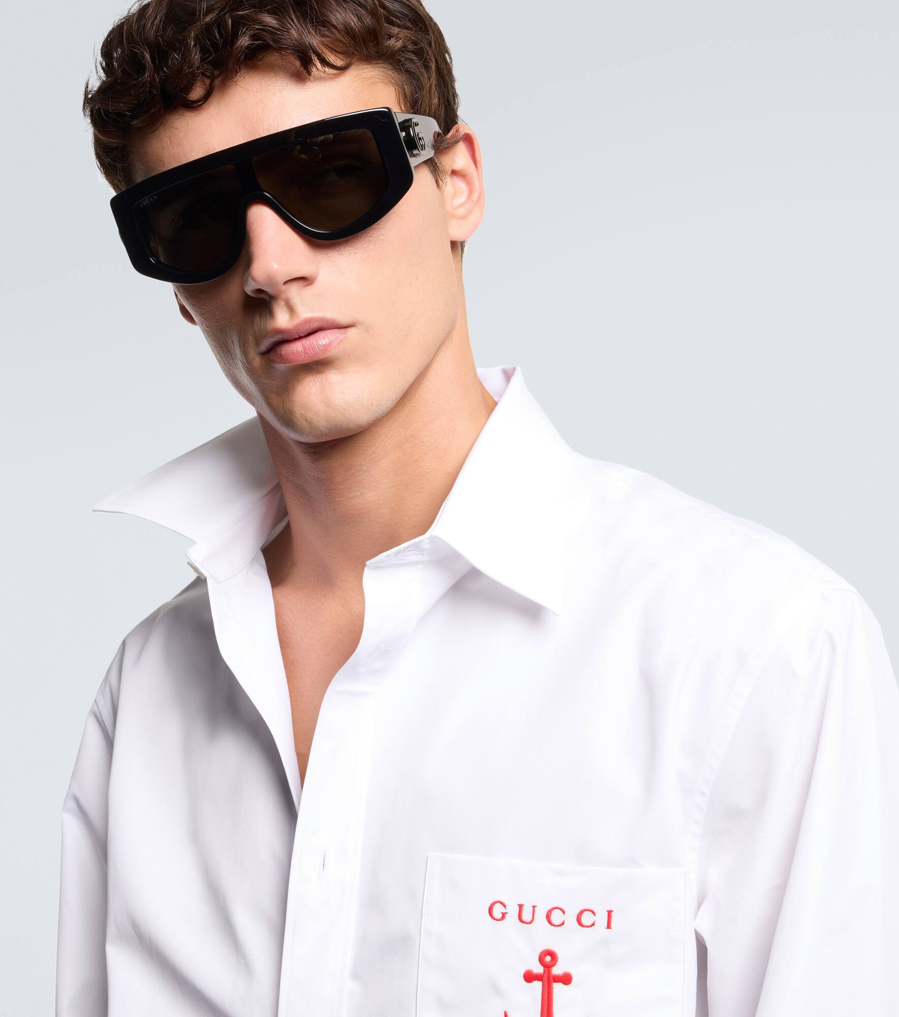 Double G flat-top sunglasses - 3