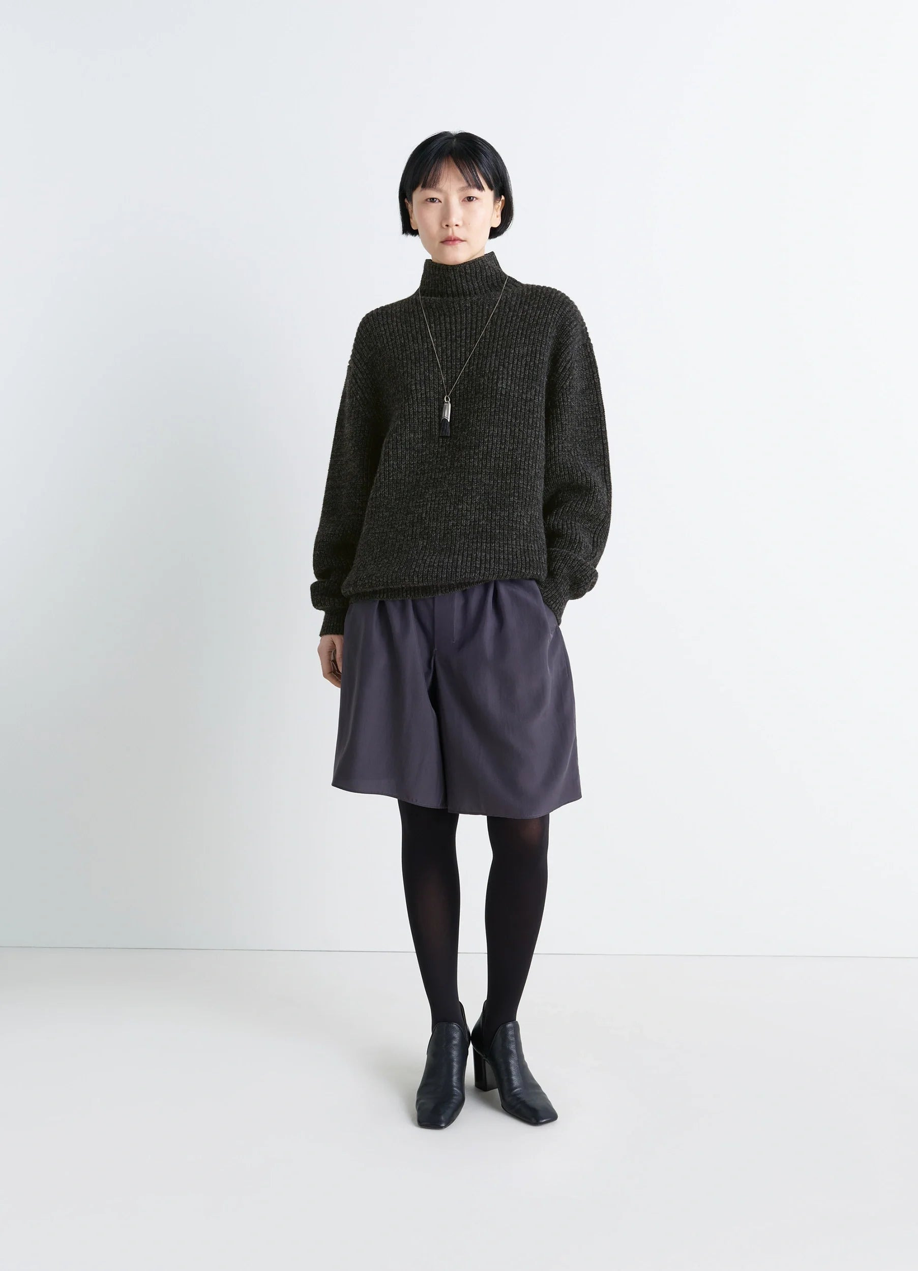 HIGH NECK SWEATER - 4