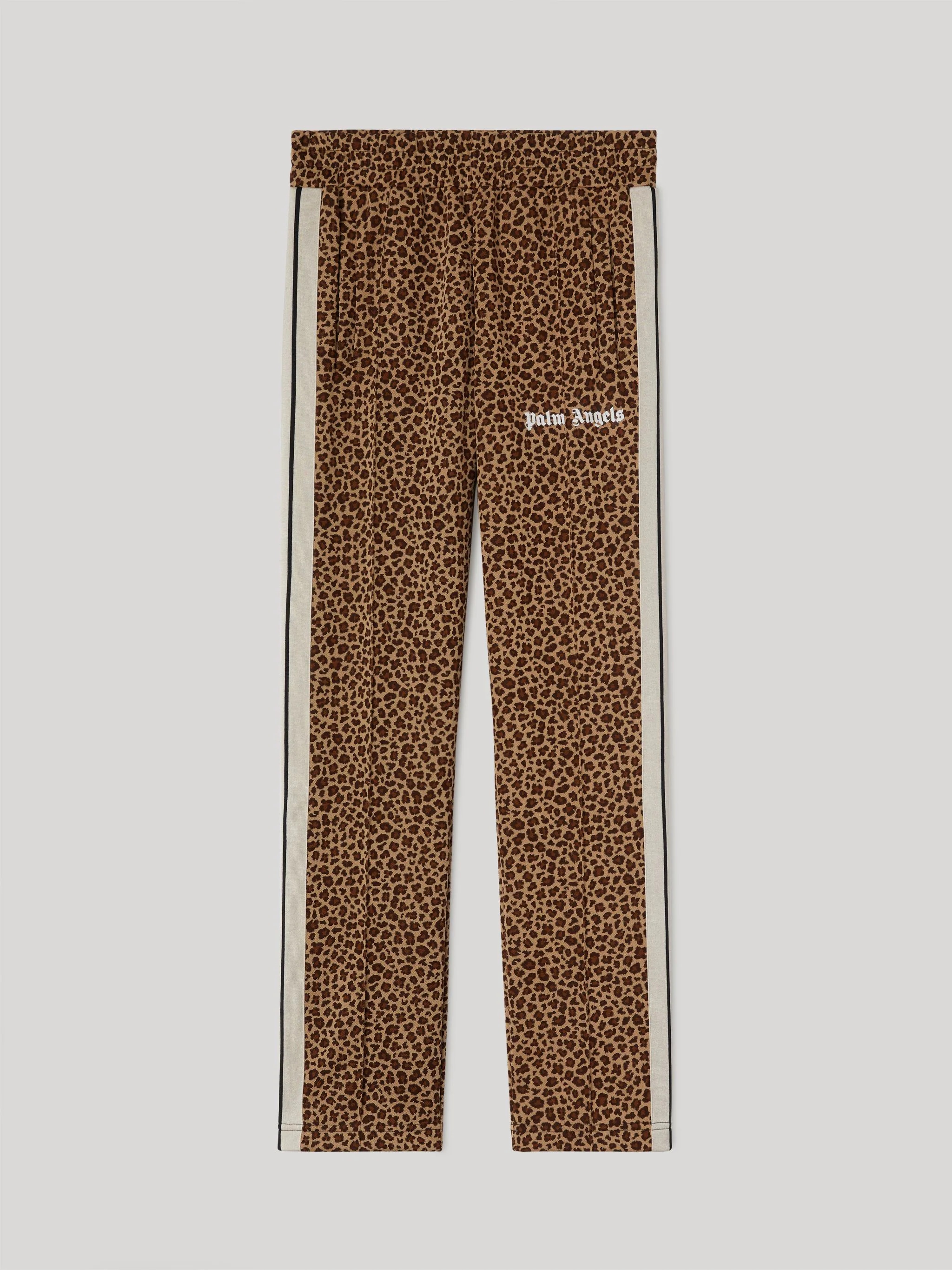 LEOPARD TRACK PANTS - 1