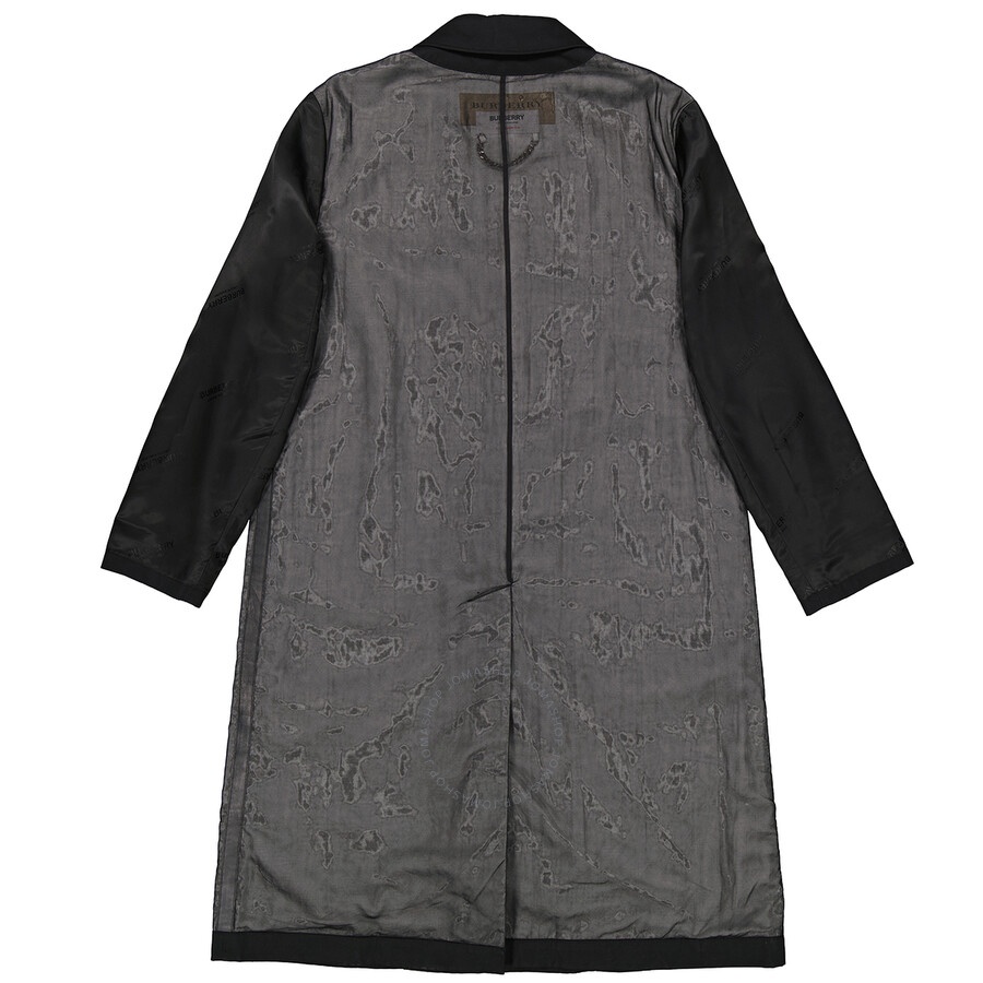 Burberry Men's Panelled Cotton Gabardine Car Coat In Black - 2