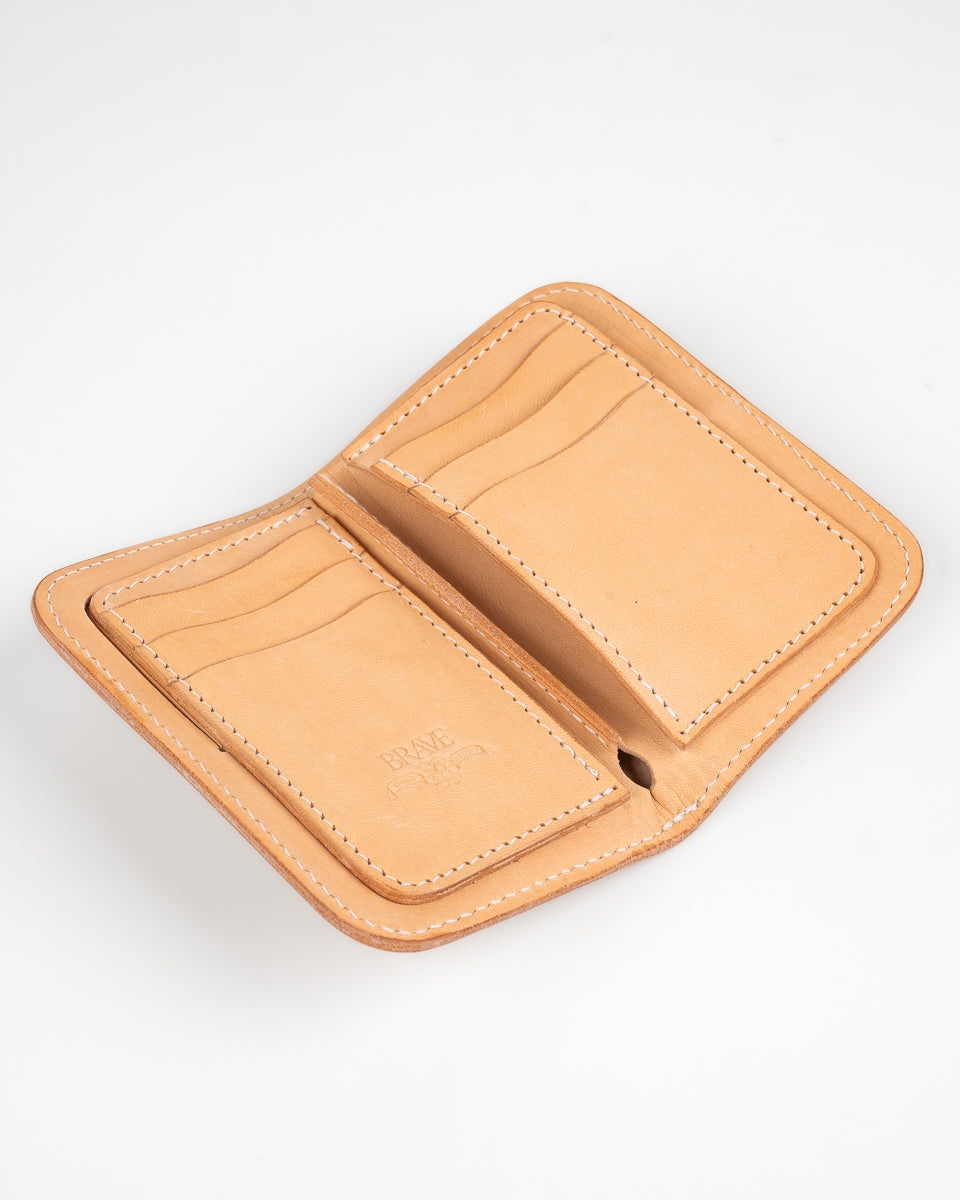 OGL BRAVE HORSEHIDE MID WALLET - NATURAL - 6