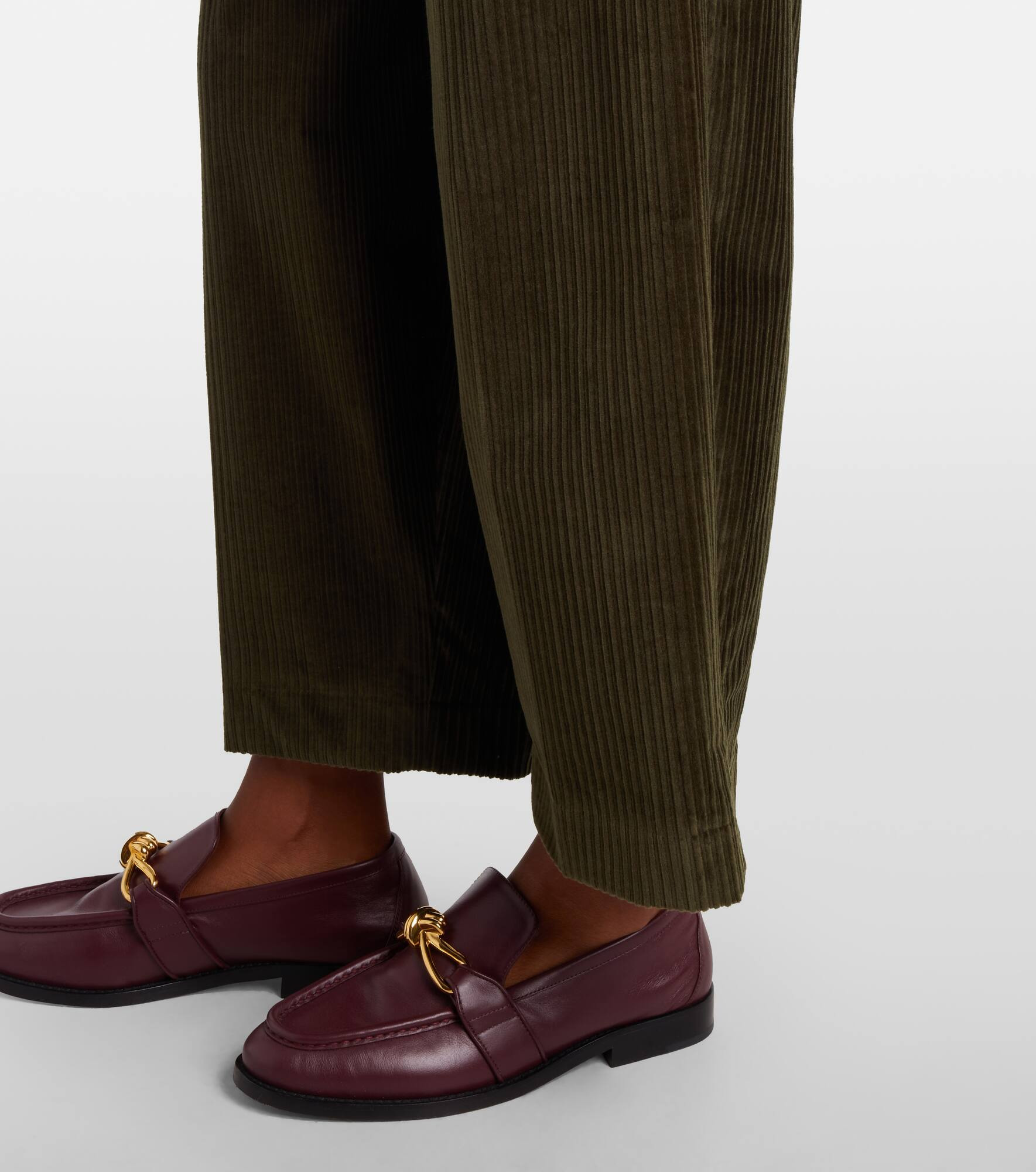 Dash cotton corduroy barrel-leg pants - 5