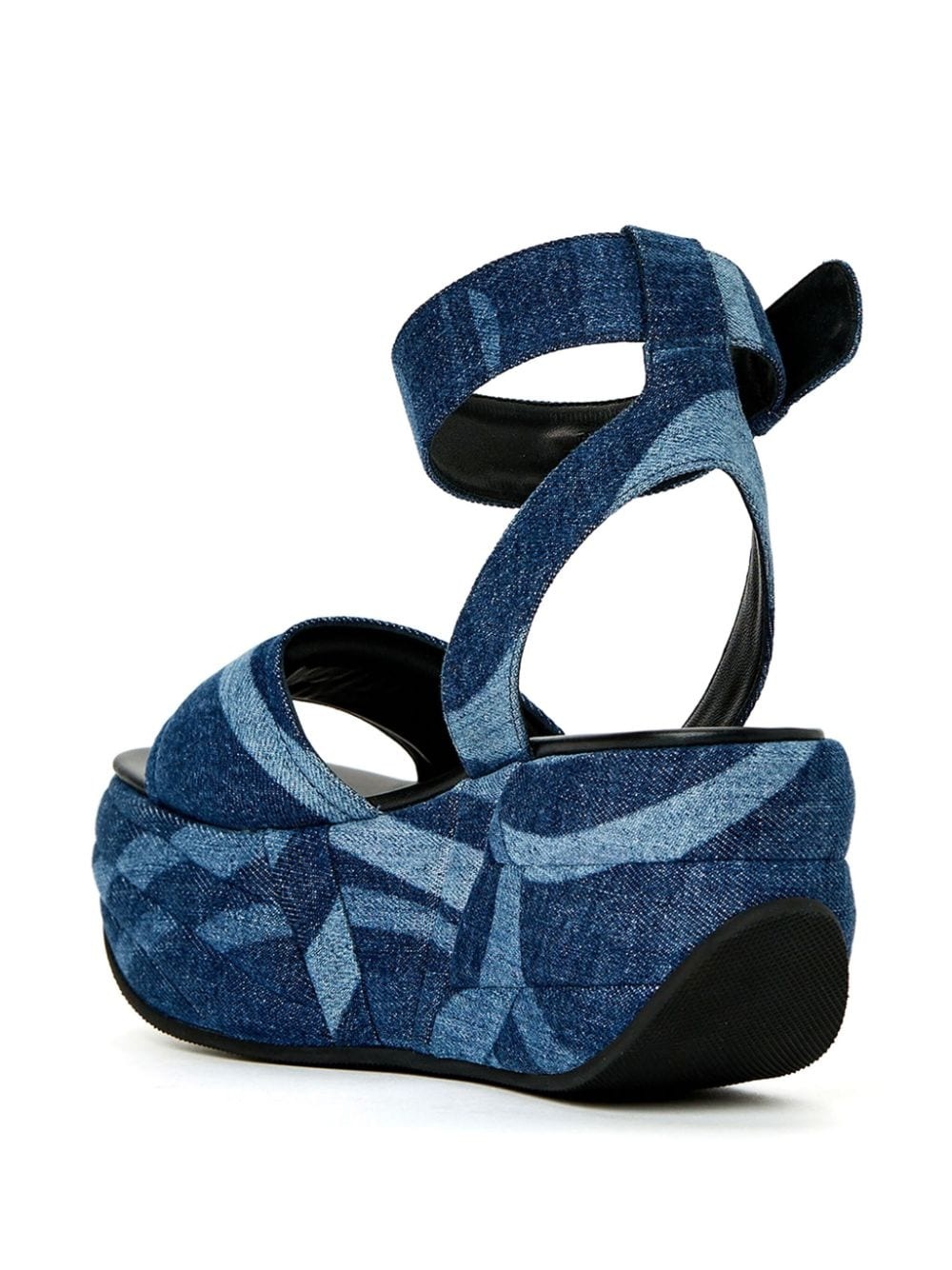 Pucciami denim platform sandals - 3