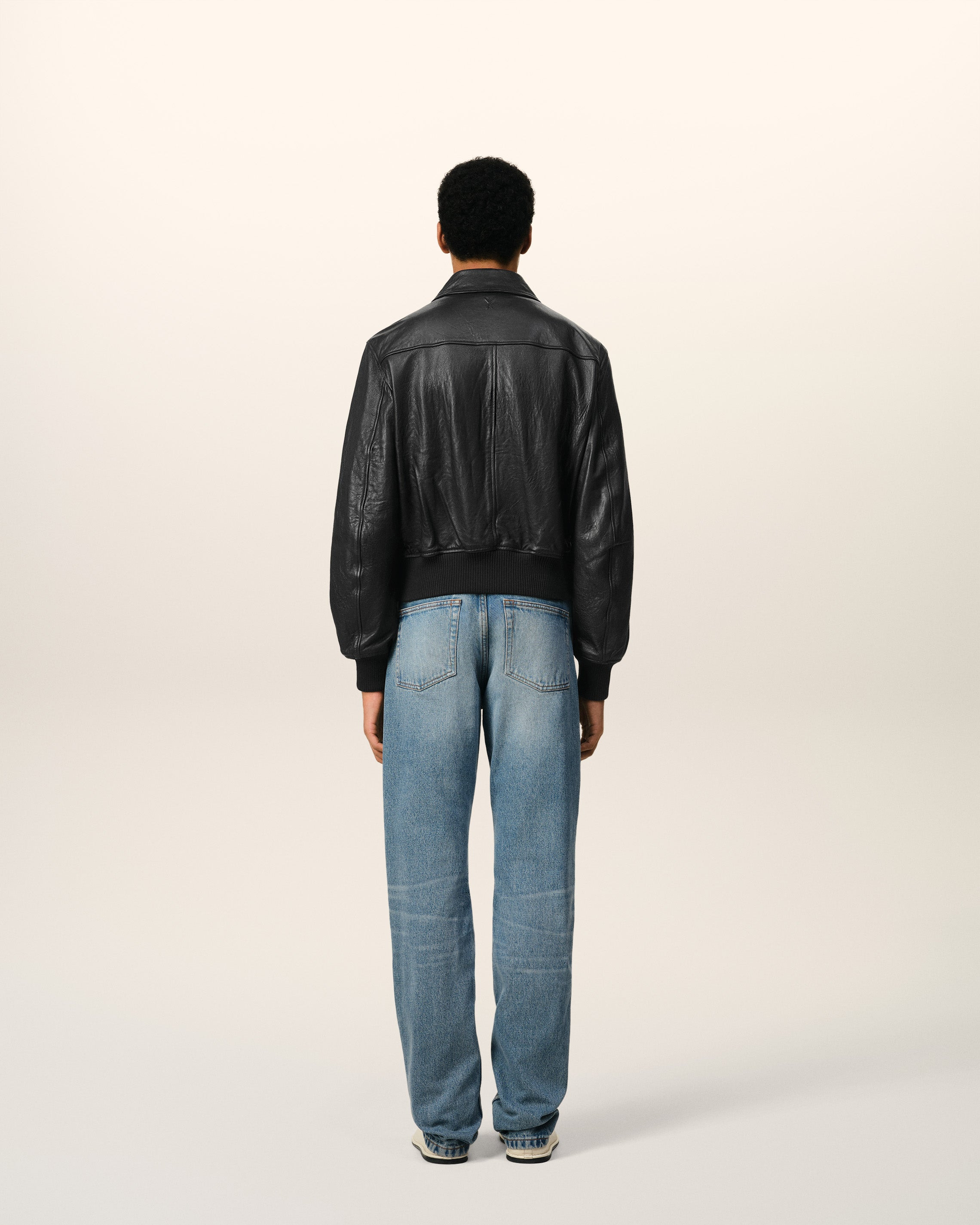 LEATHER ZIPPED JACKET - 6