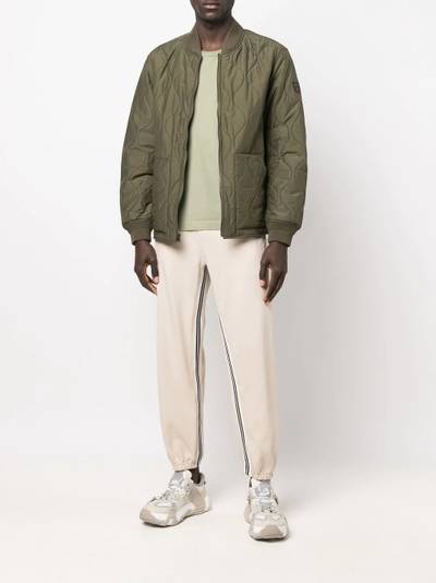 Neil Barrett side-stripe track pants outlook