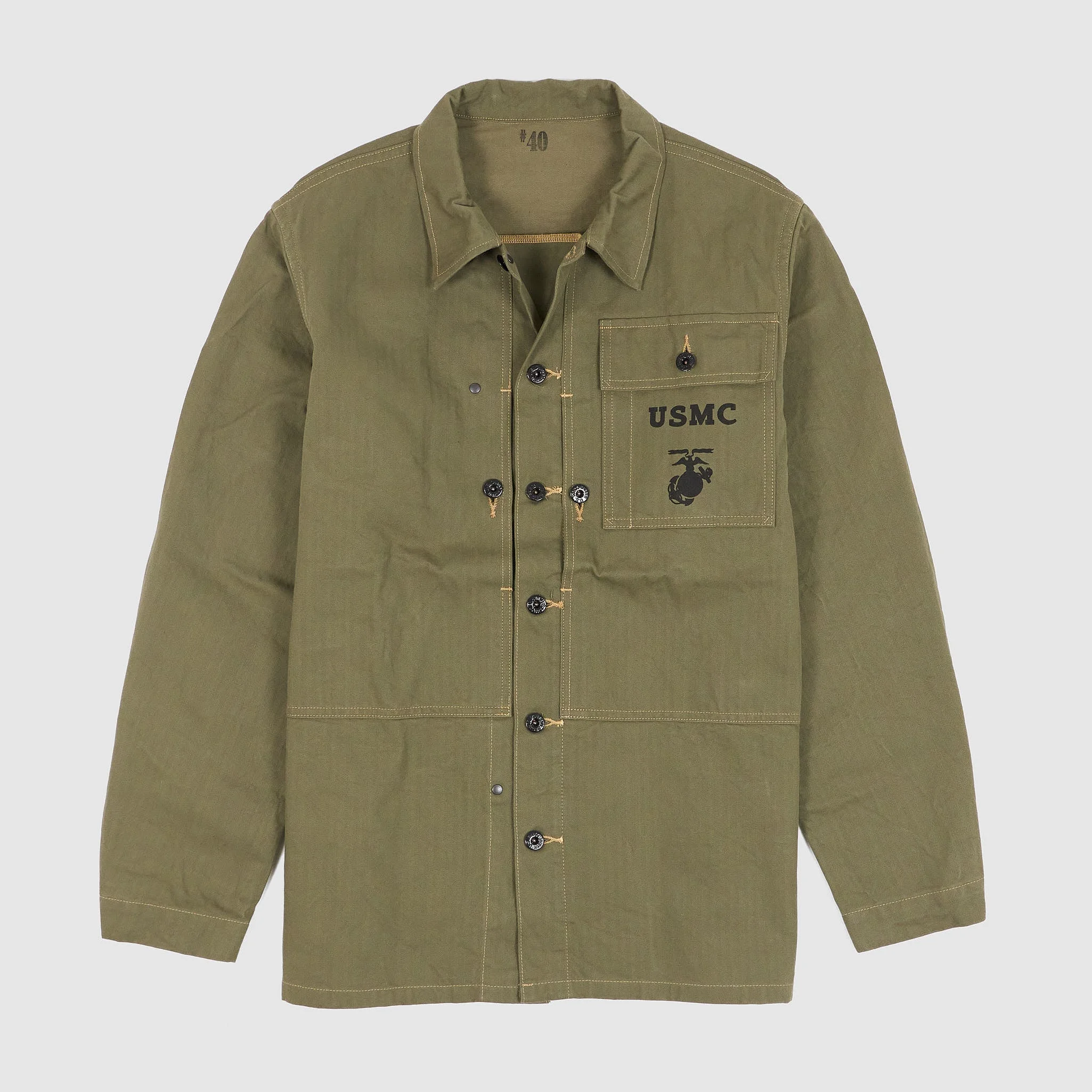 Buzz Rickson`s Herringbone Overshirt USMC - 1