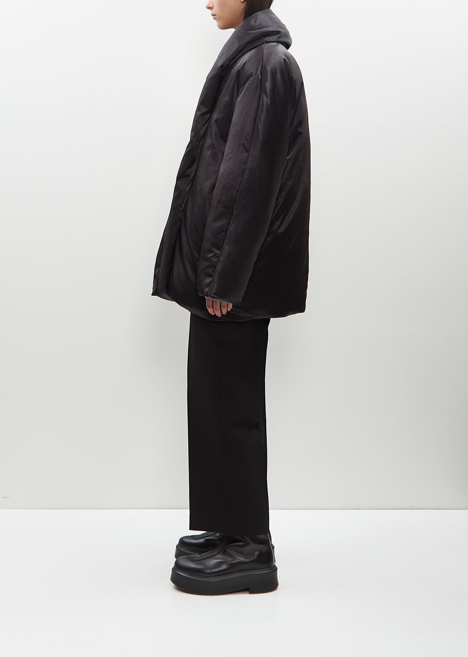 Satin Puffer Jacket - 2