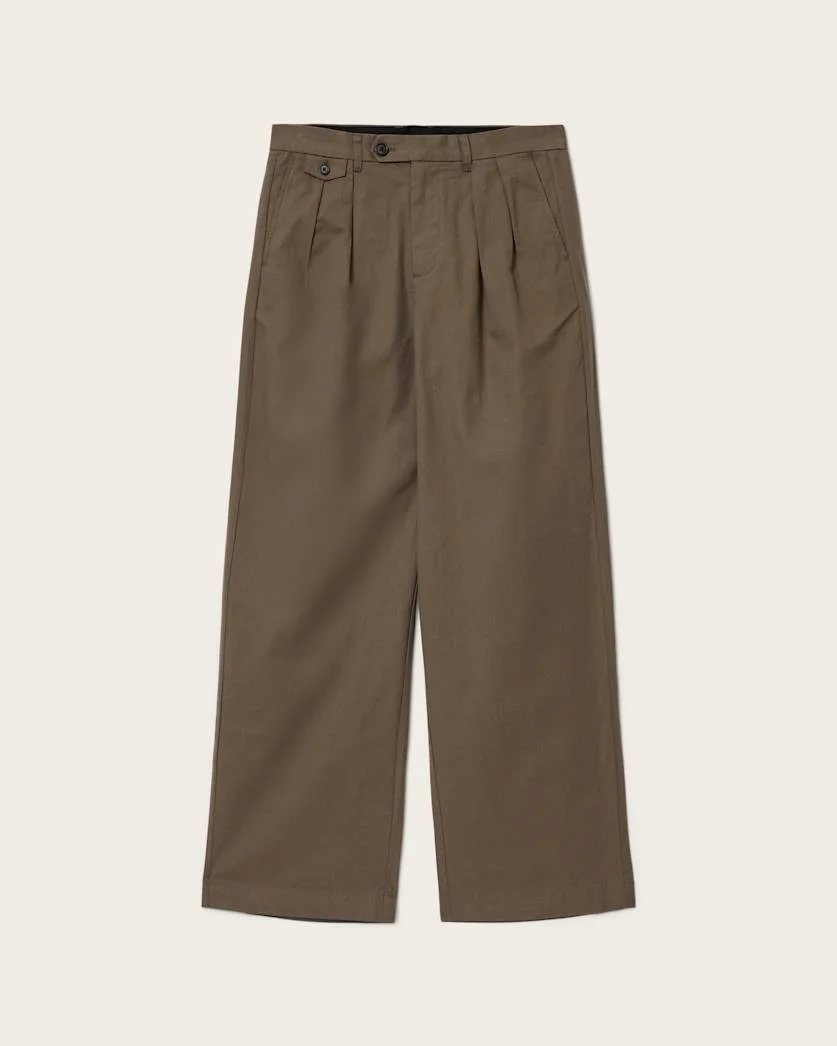 CONWAY WIDE LEG PLEATED PANTS - 1