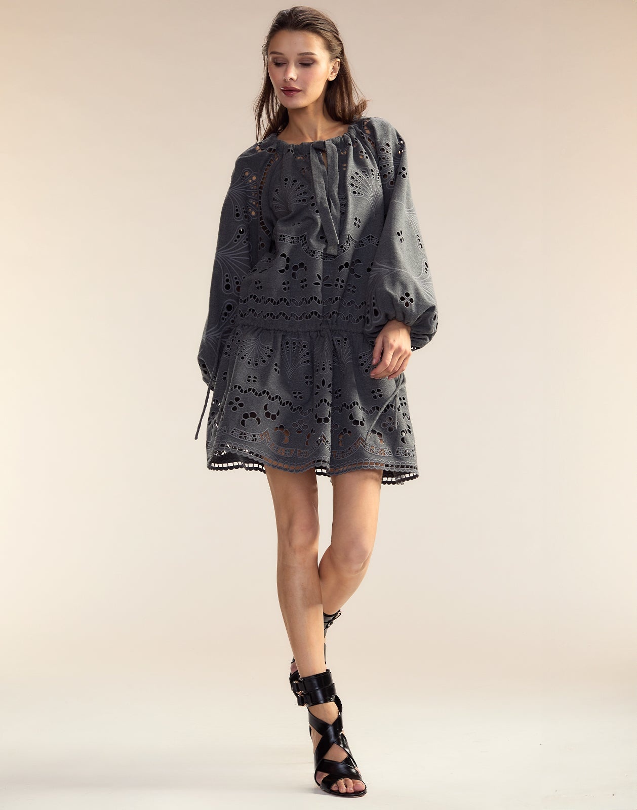 Wellesley Embroidered Dress - 5