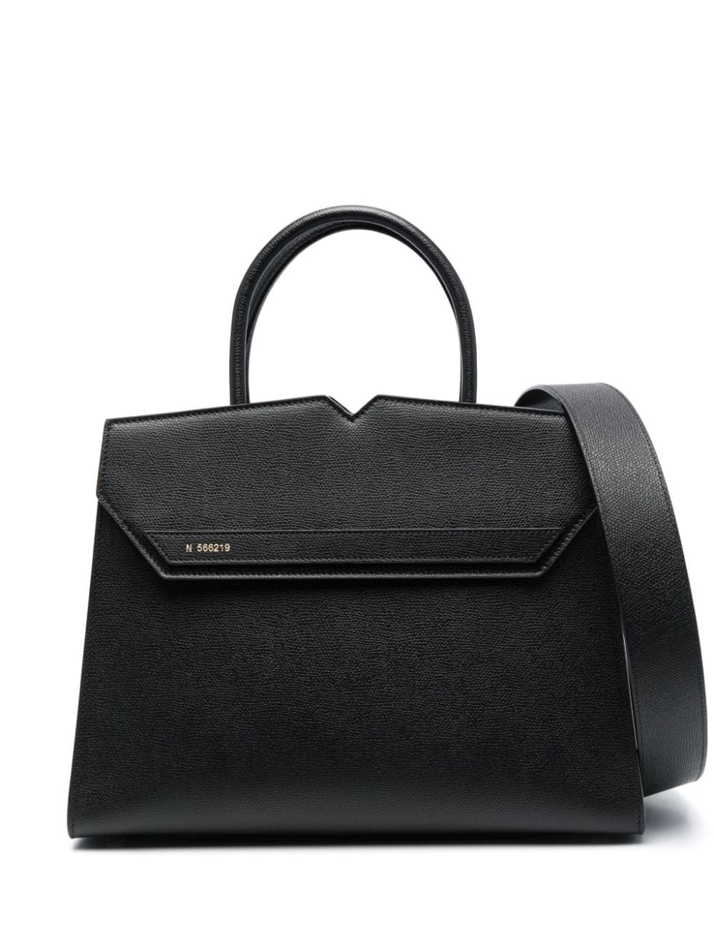 flap structured handbag - 1