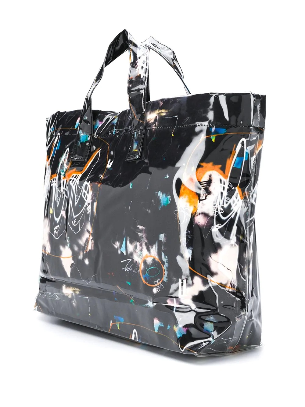 graphic shopping tote - 3