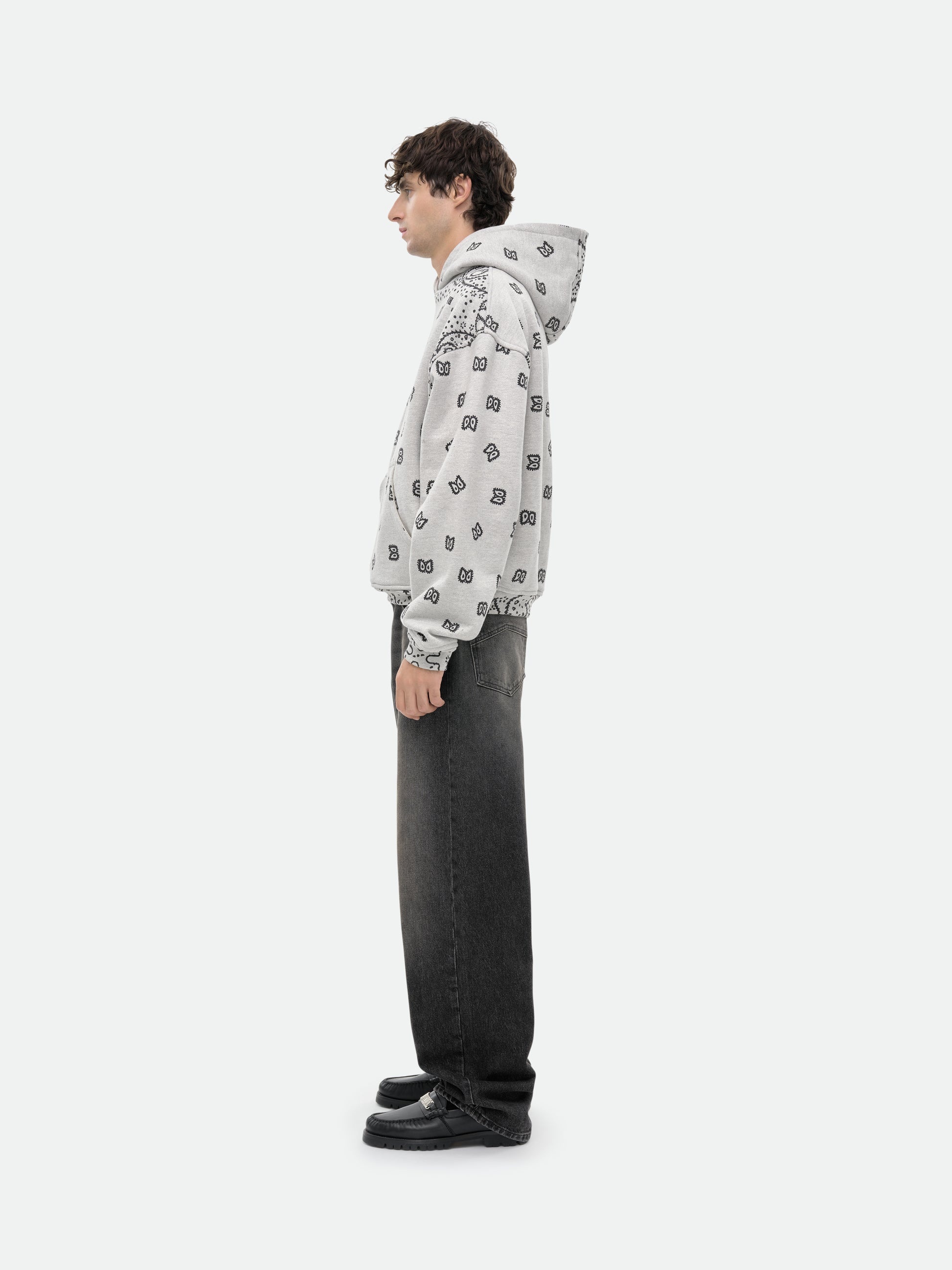 BANDANA PRINT HOODIE - 8