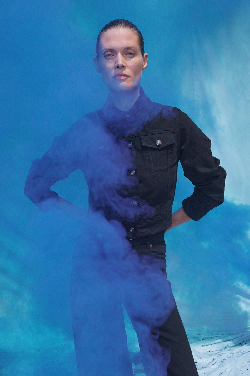 GABRIELA HEARST Amoret Jean in Black Recycled Cotton Denim outlook