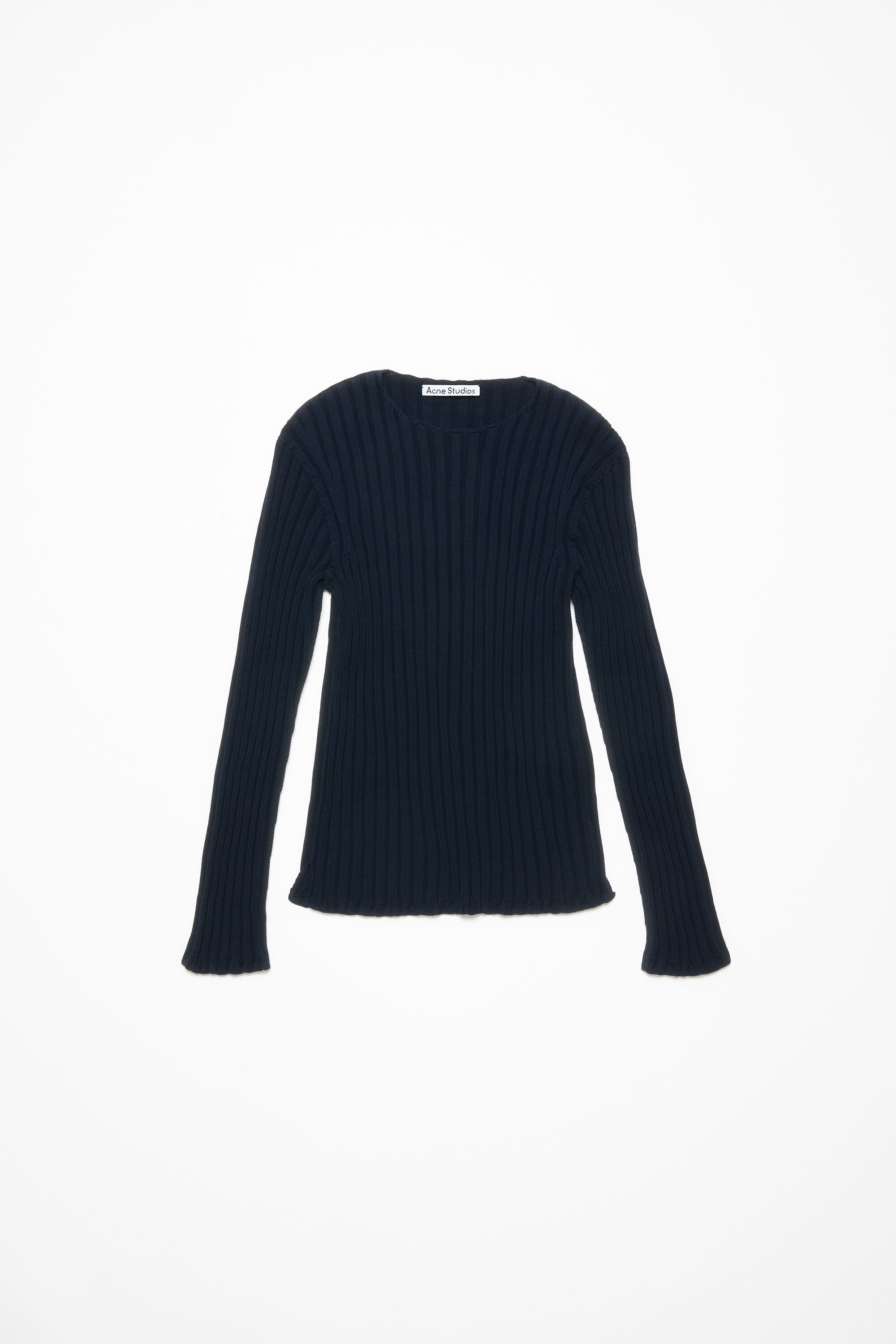Ribbed jumper - Navy/navy - 1