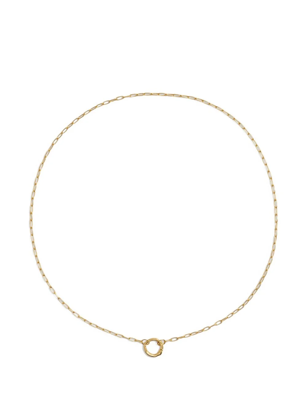 oval-link chain necklace - 1