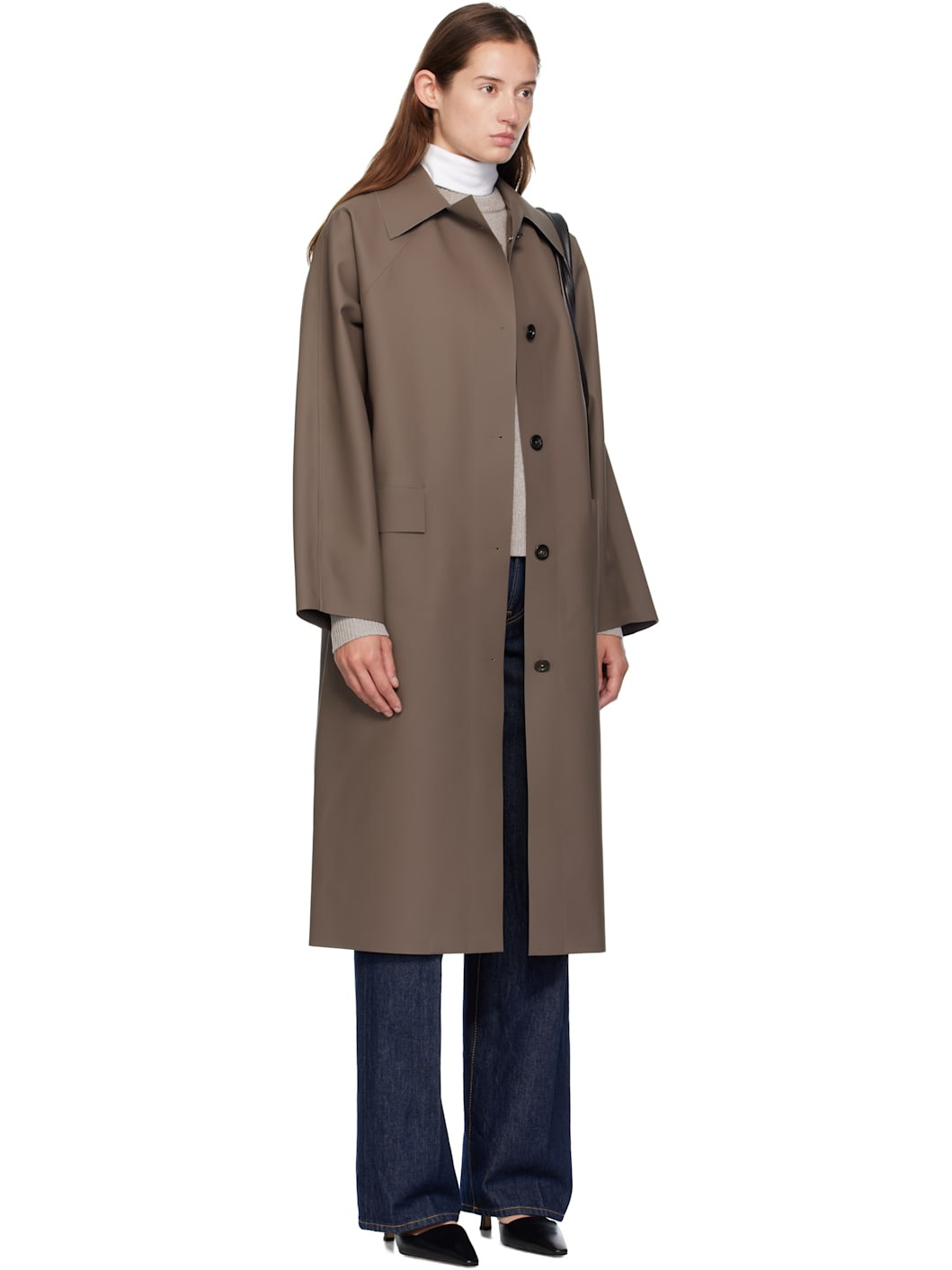 Taupe Original Below Rubber Coat - 2