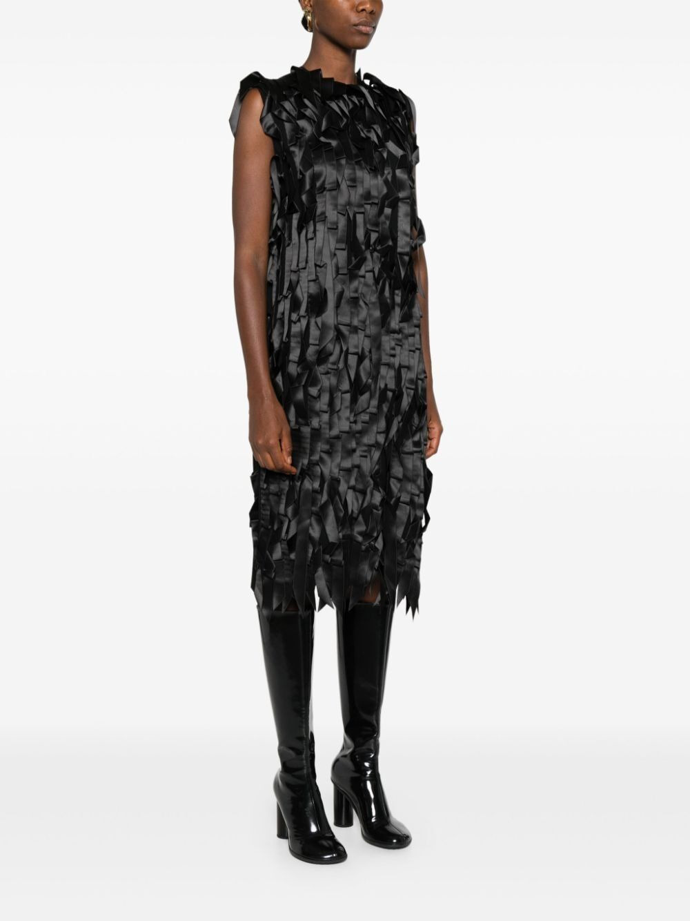 Prada Women Abito Midi Con Fiocchi - 2