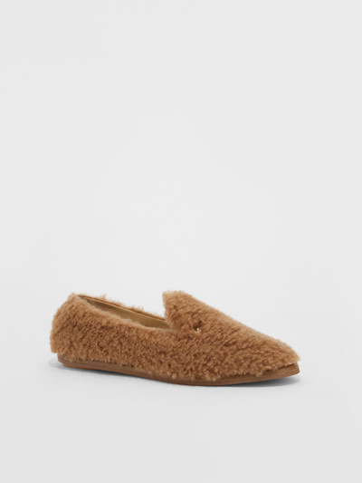 Max Mara FELIAC Teddy fabric slippers outlook