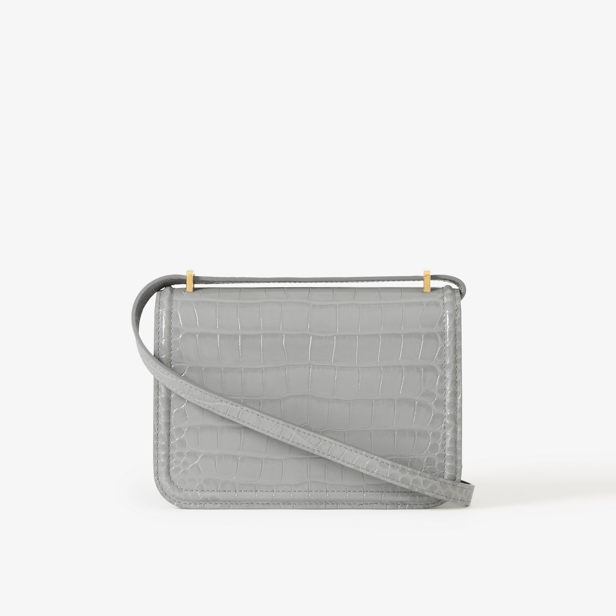 Embossed Leather Small TB Bag - 3