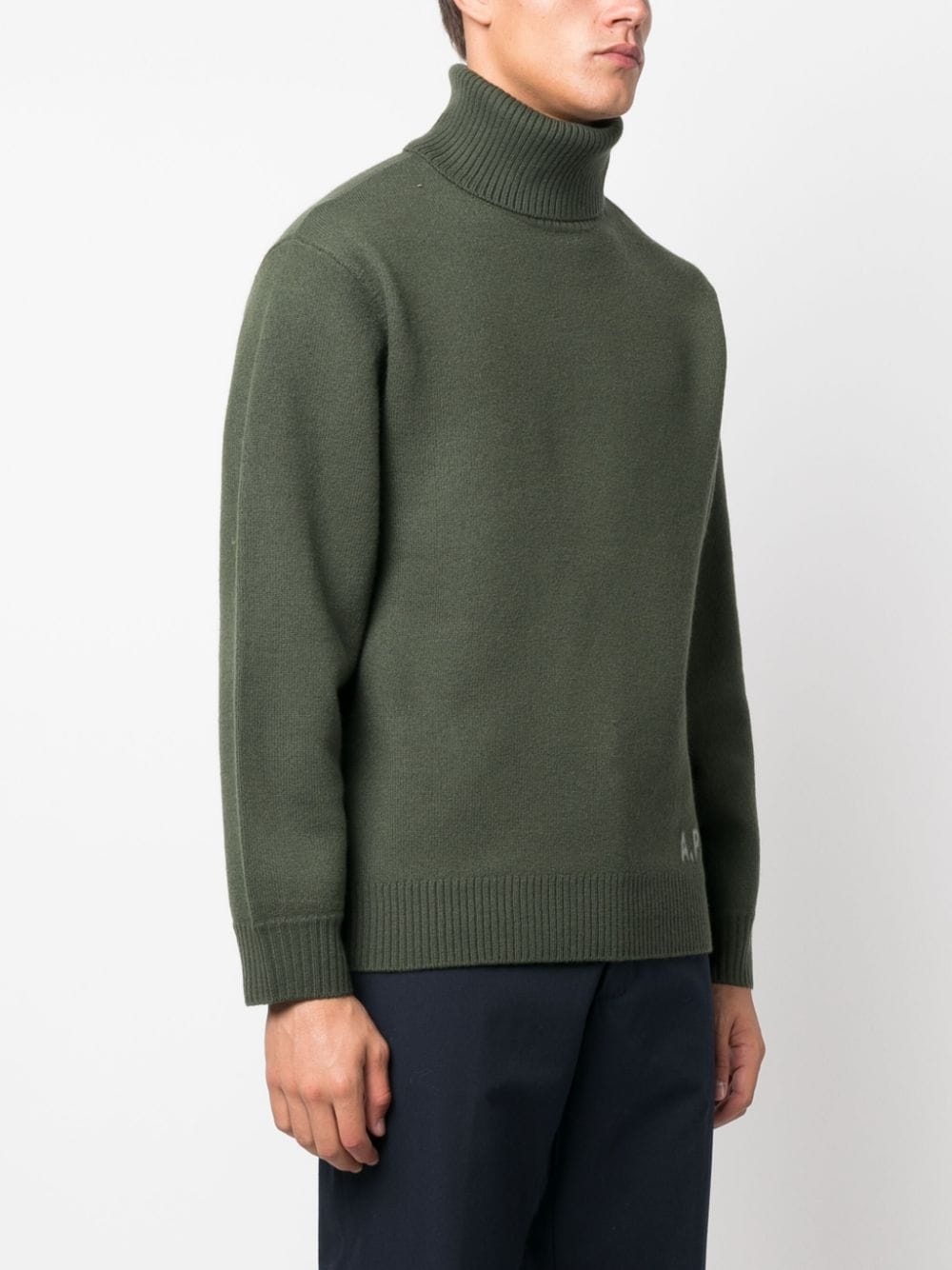 Edward logo-intarsia wool jumper - 3