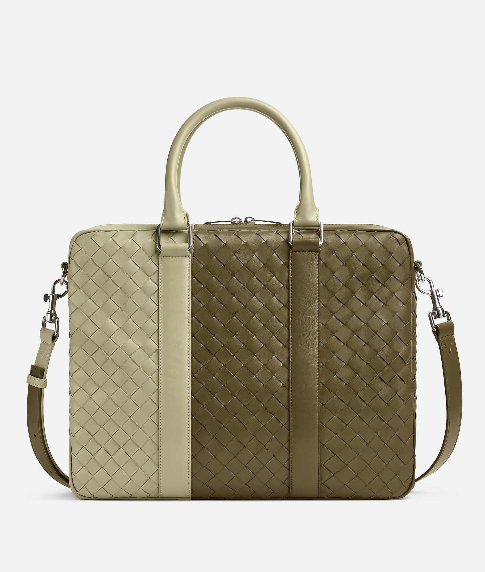 Large Intrecciato Briefcase - 1