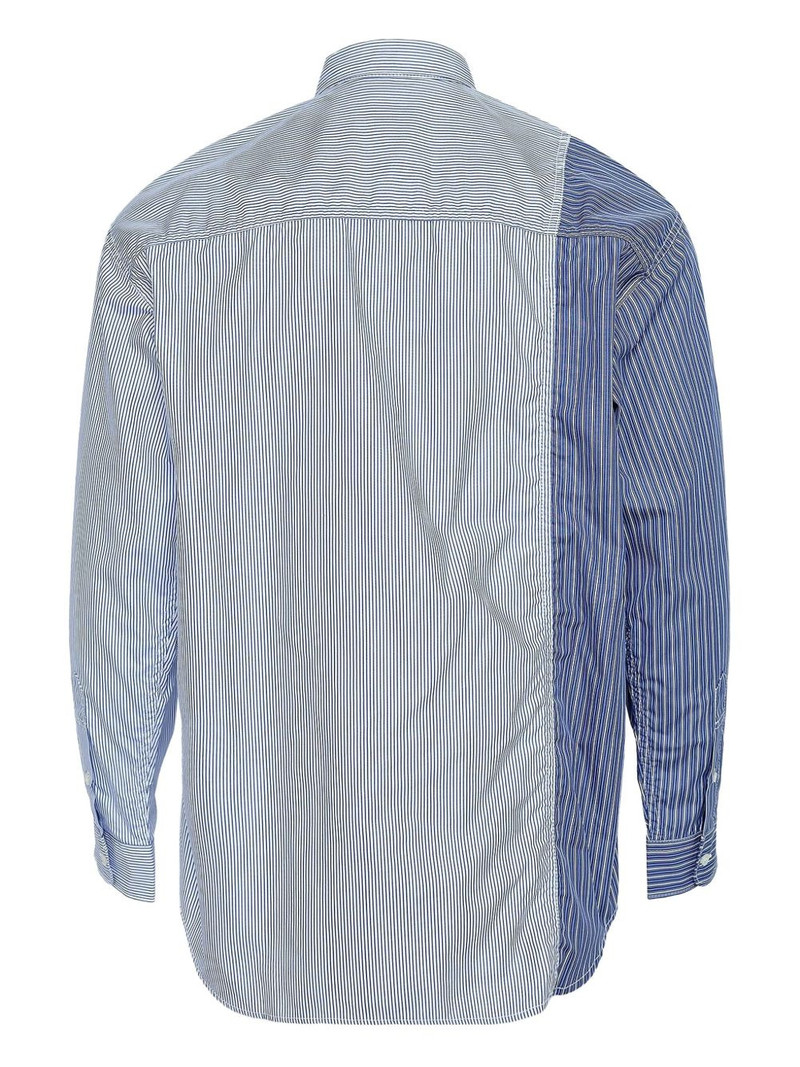 Comme des Garçons Homme striped panelled shirt outlook