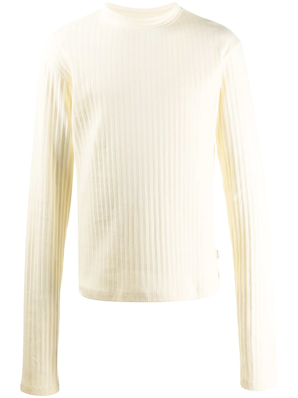 ribbed crew-neck jumper - 1