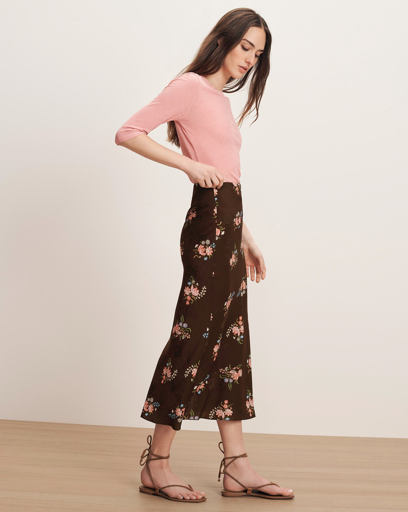 CLOVER FLORAL MIDI SKIRT 4