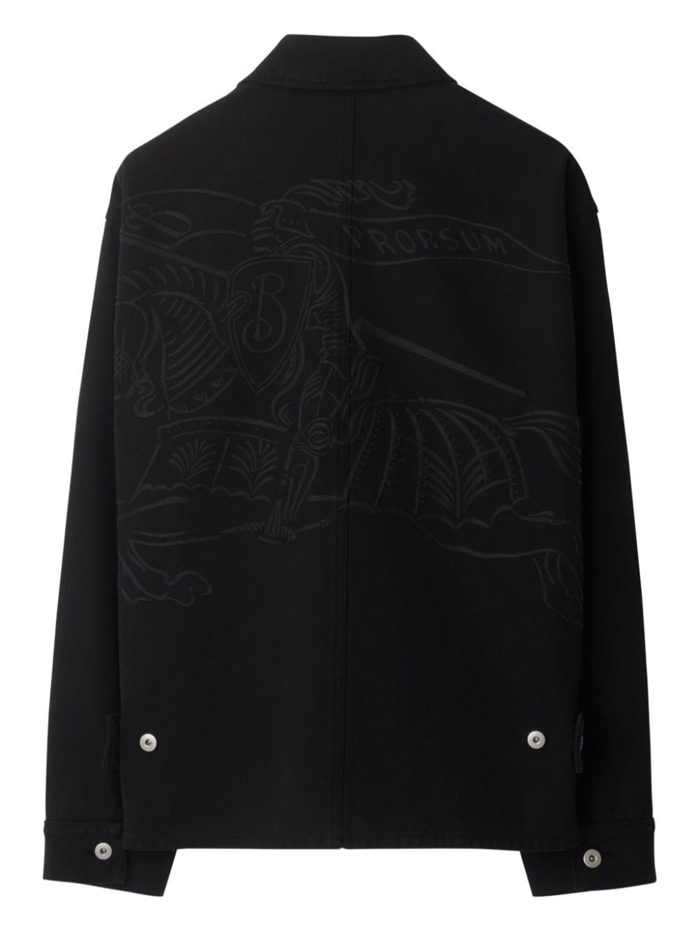 BURBERRY｜JACKETS (EKD Wool Overshirt Jacket (8095630)) Burberry Men's EKD Wool Jacket | neimanmarcus | REVERSIBLE
