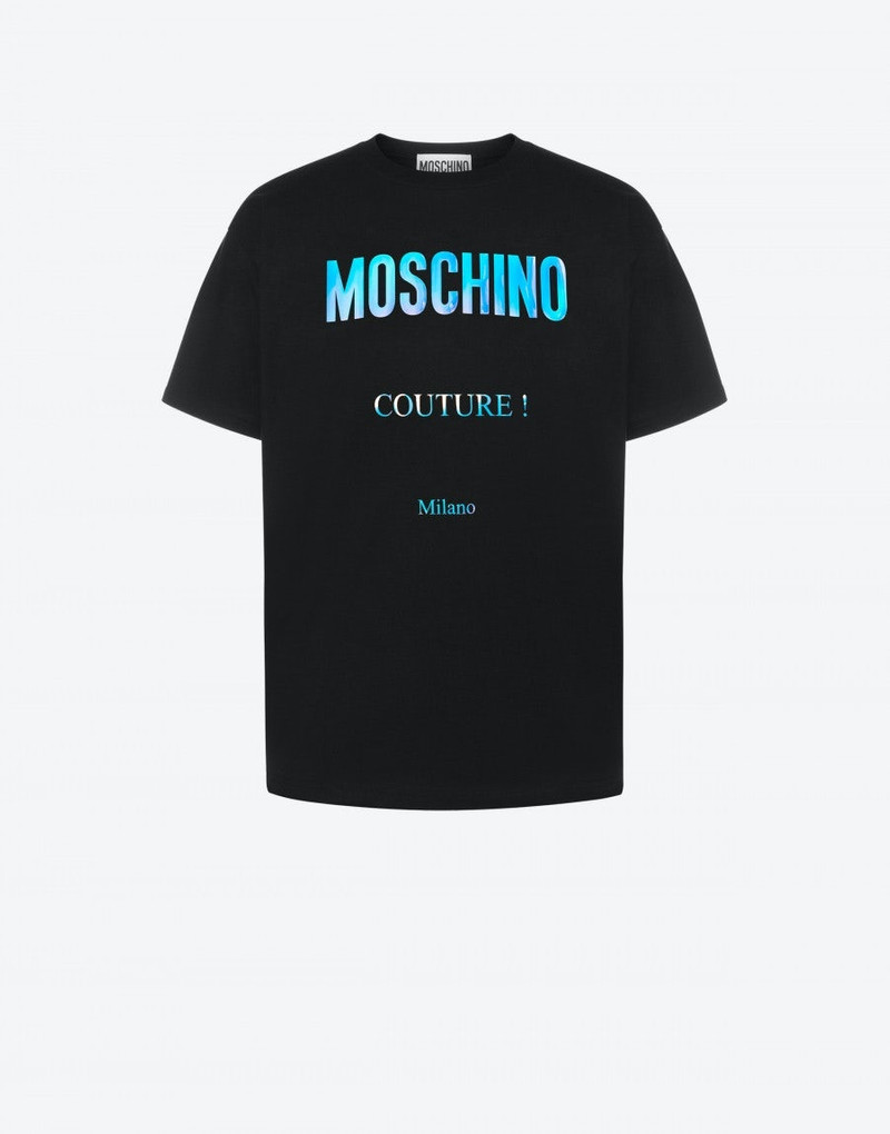 HOLOGRAPHIC LOGO ORGANIC JERSEY T-SHIRT 1