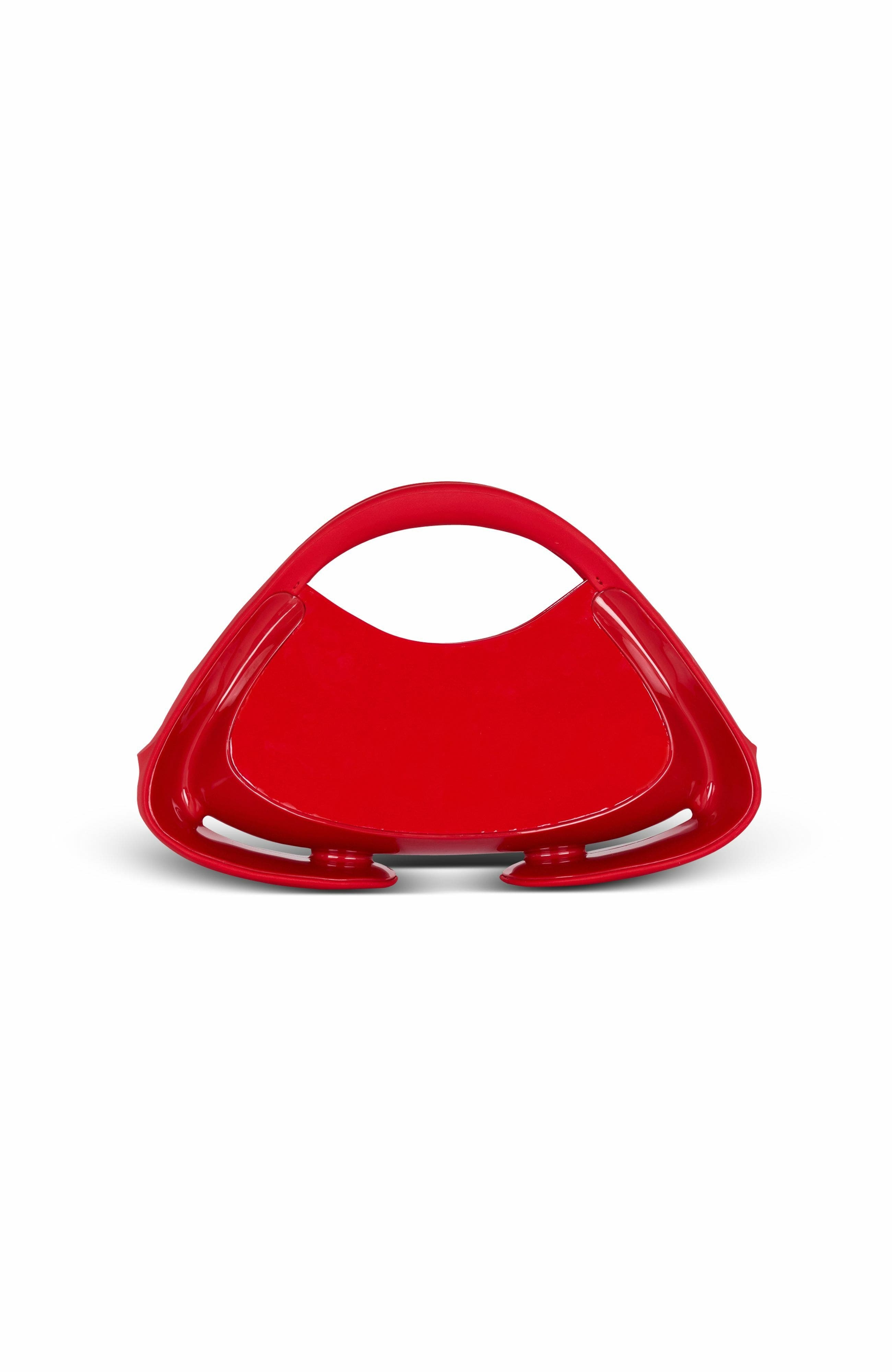 Balmain Medium Jolie Madame Lips Patent Top Handle Bag in Red at Nordstrom - 4