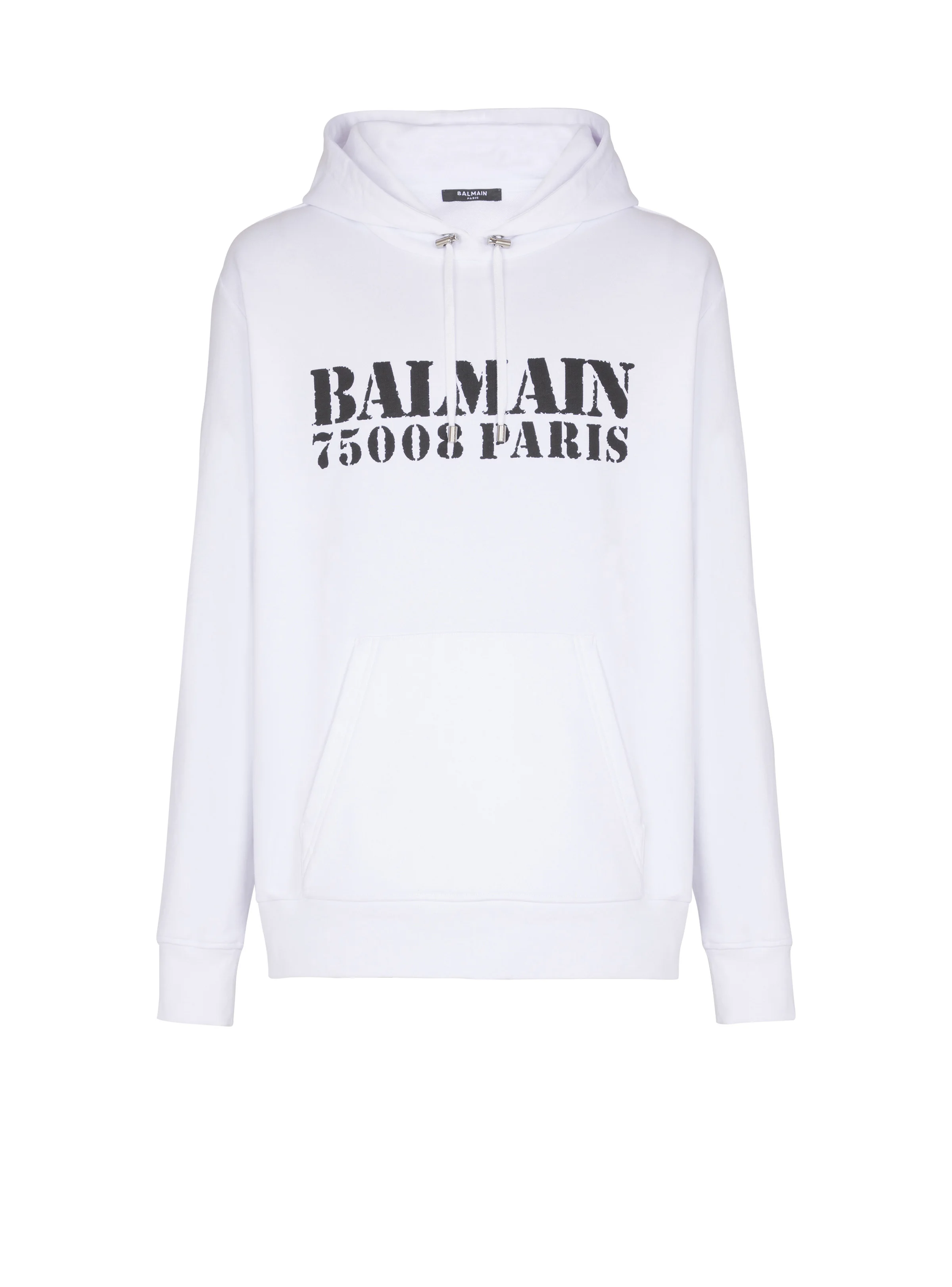 Balmain Stamp printed hoodie - 1
