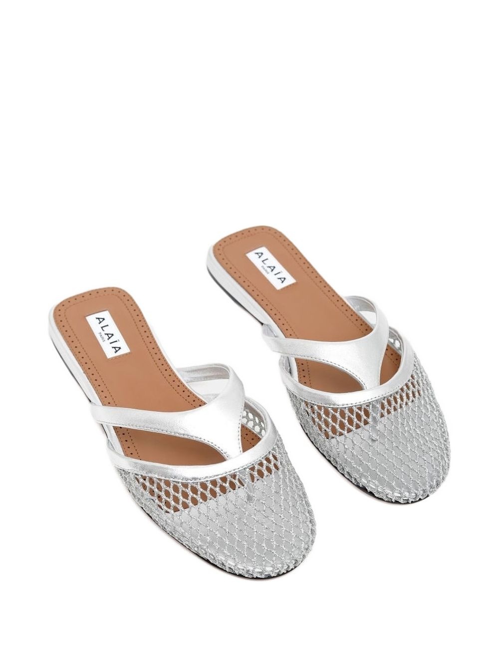 Alaïa mesh flat mules | REVERSIBLE