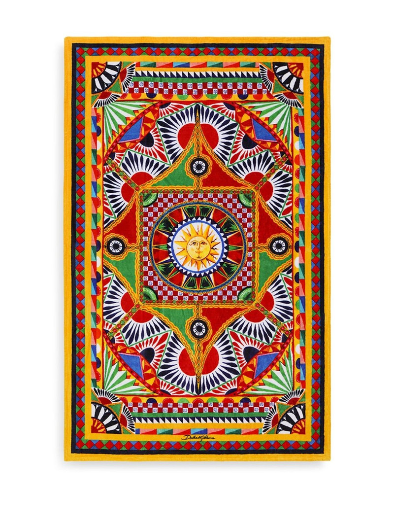 Dolce & Gabbana terry cotton beach towel outlook